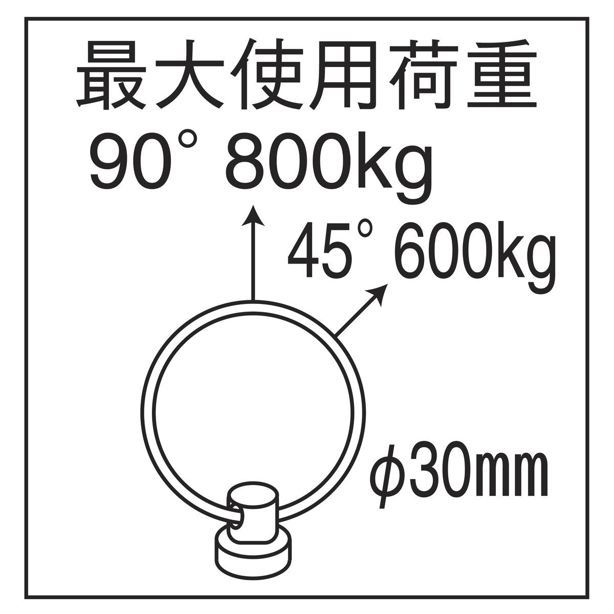 スモール・アルミ・Oトラックレール フック付