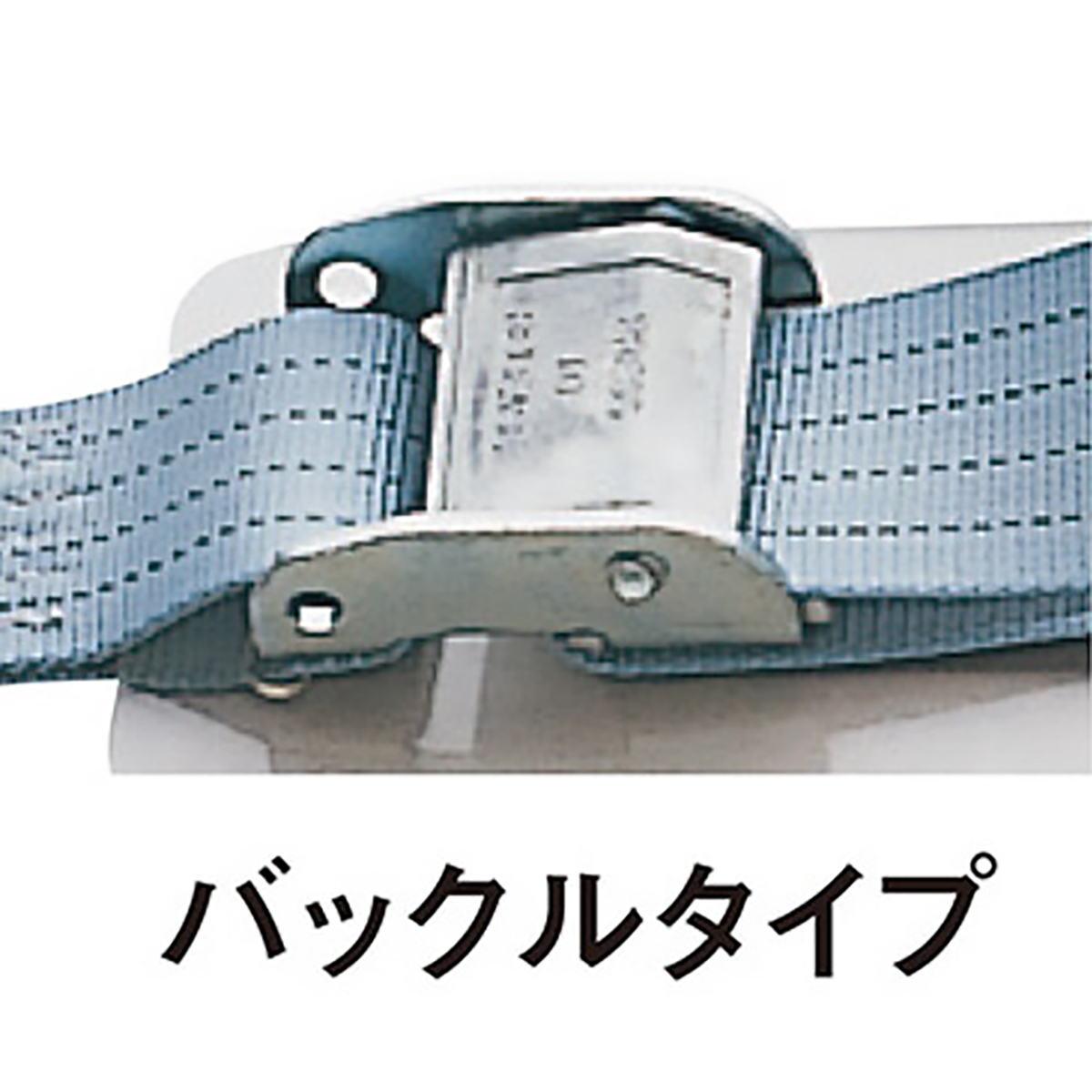 ベルト荷締機 ラッシングベルト 巾50 固定0.6m Eクリップ