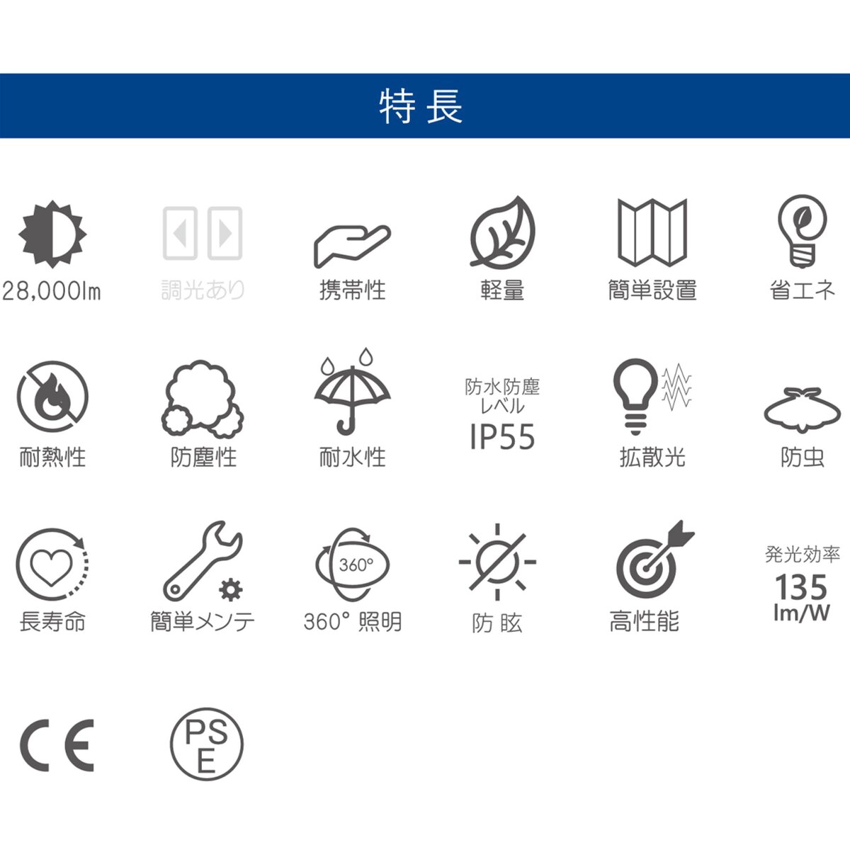 全光バルーン小型三脚 AC100V