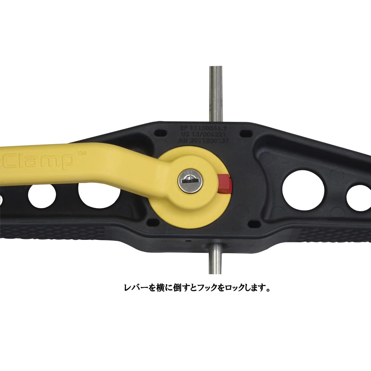 バン用ラダークランプ 最大使用荷重40kg  2ヶ1組