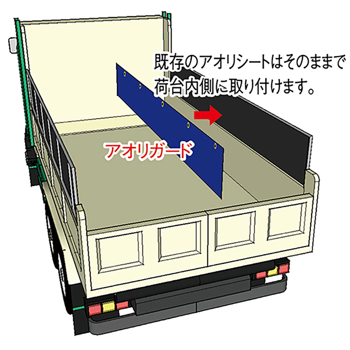 公式】パーマンショップ-ダンプアオリガード 2枚セット: 物流設備・資材関連｜トラック用品、大型車・物流用品通販サイト