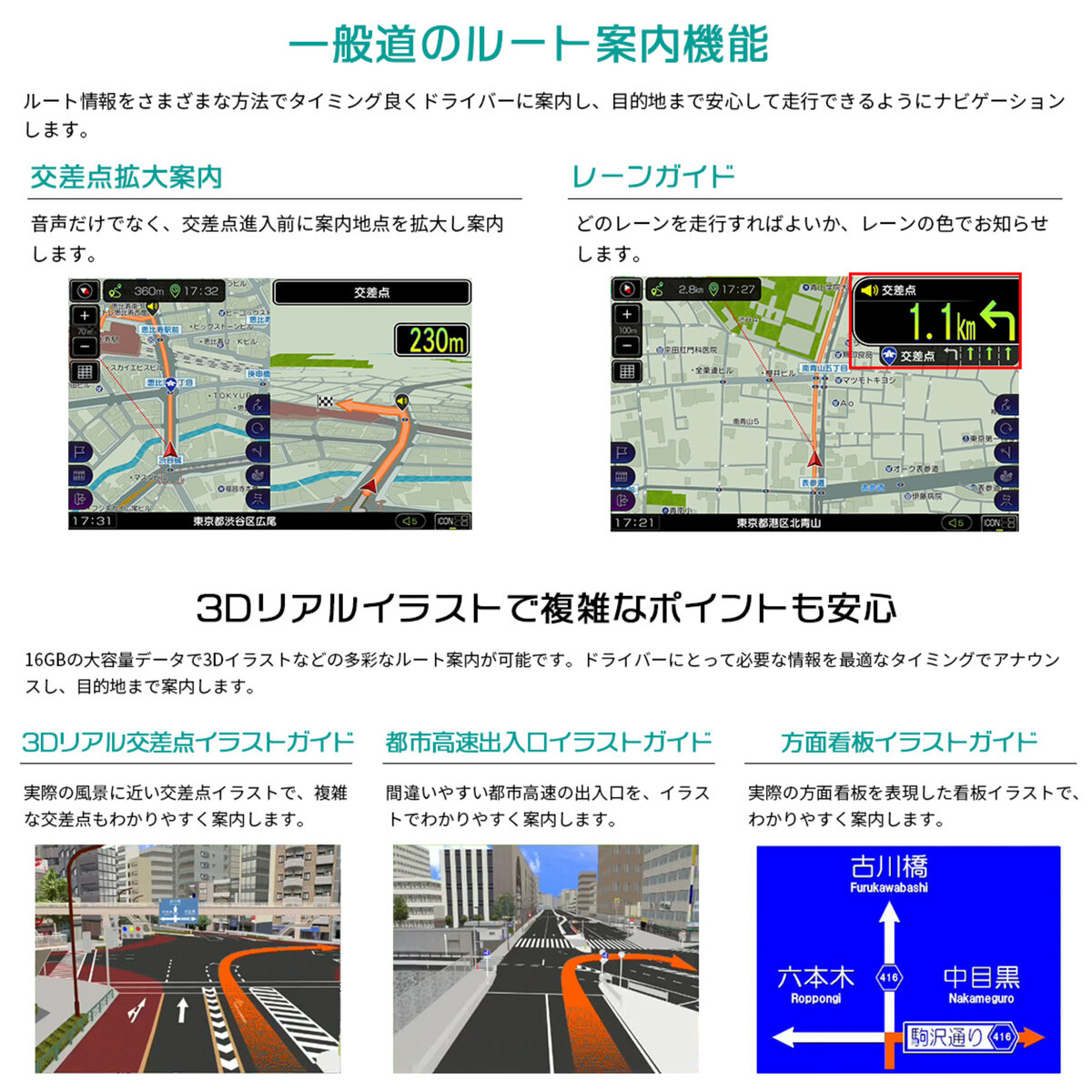 トラックポータブルナビ2024 DC12～24V 10.1インチ