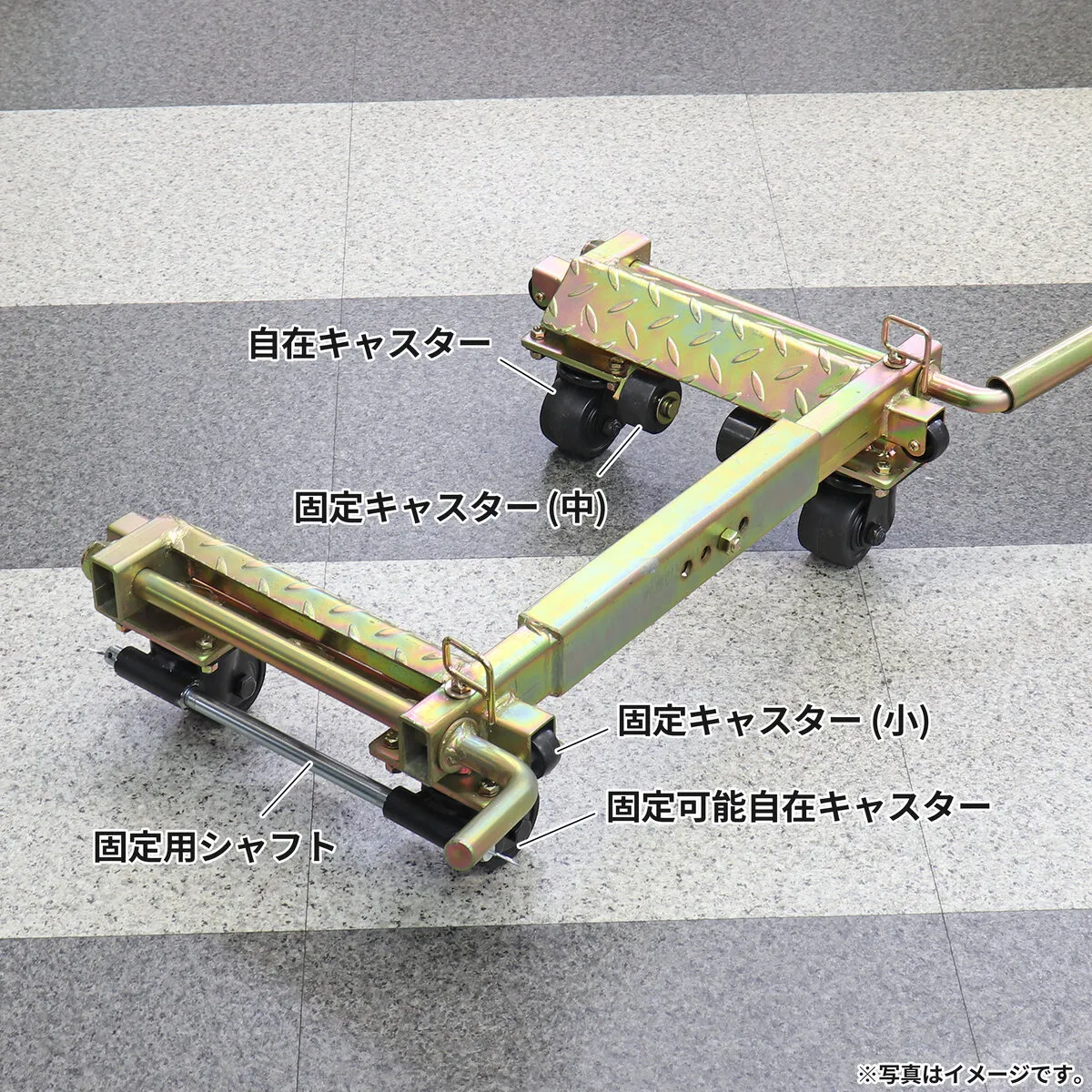 ない様キャスター 公式】パーマンショップ-固定キャスター 小 交換部品 ホイールレバー