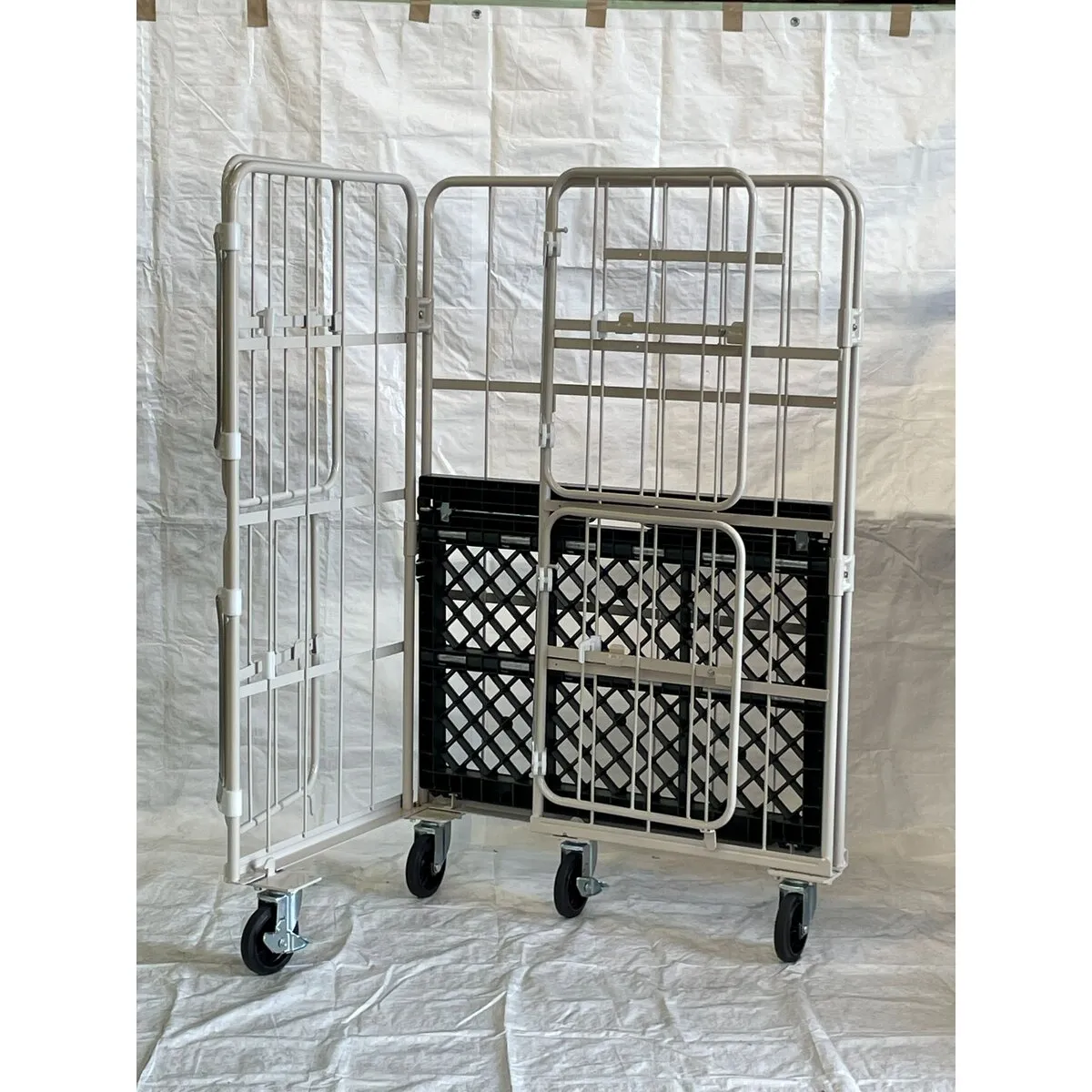 上下観音扉付コンビテナー 床板樹脂製