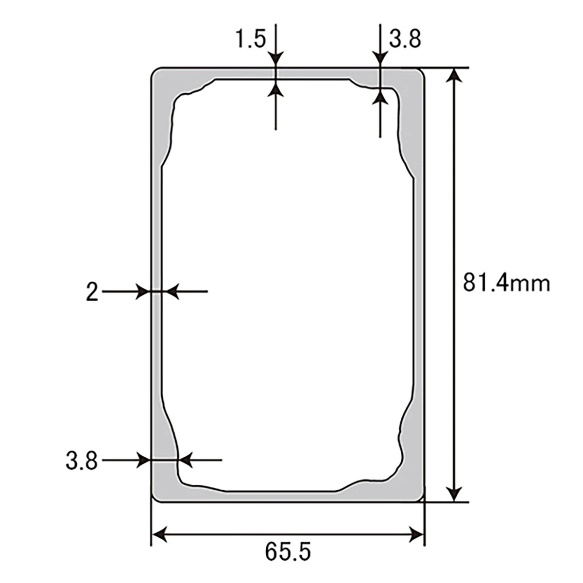 ショーリングバー Eトラック用 アルミ 1790～2070mm エンドカバー付き