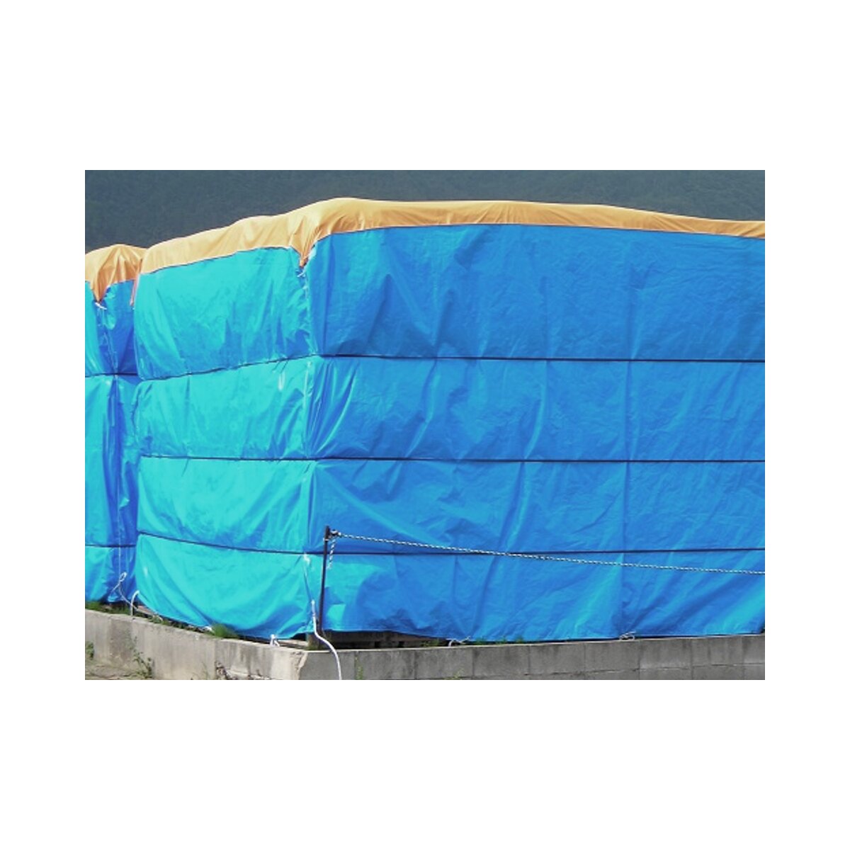 防炎ブルーシート 巾1.8×長さ2.7m #2500 日本製