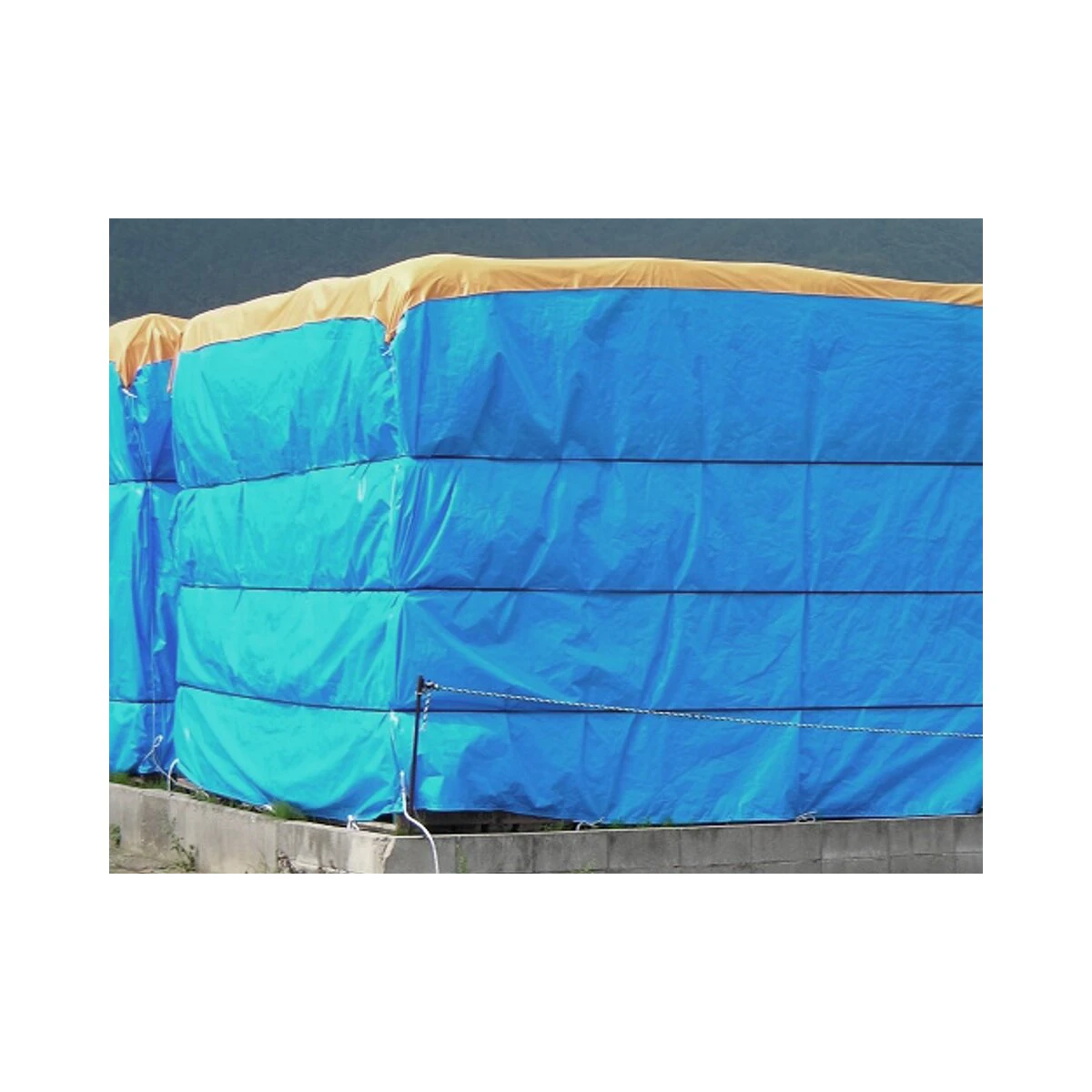 防炎ブルーシート 巾1.8×長さ2.7m #2500 日本製
