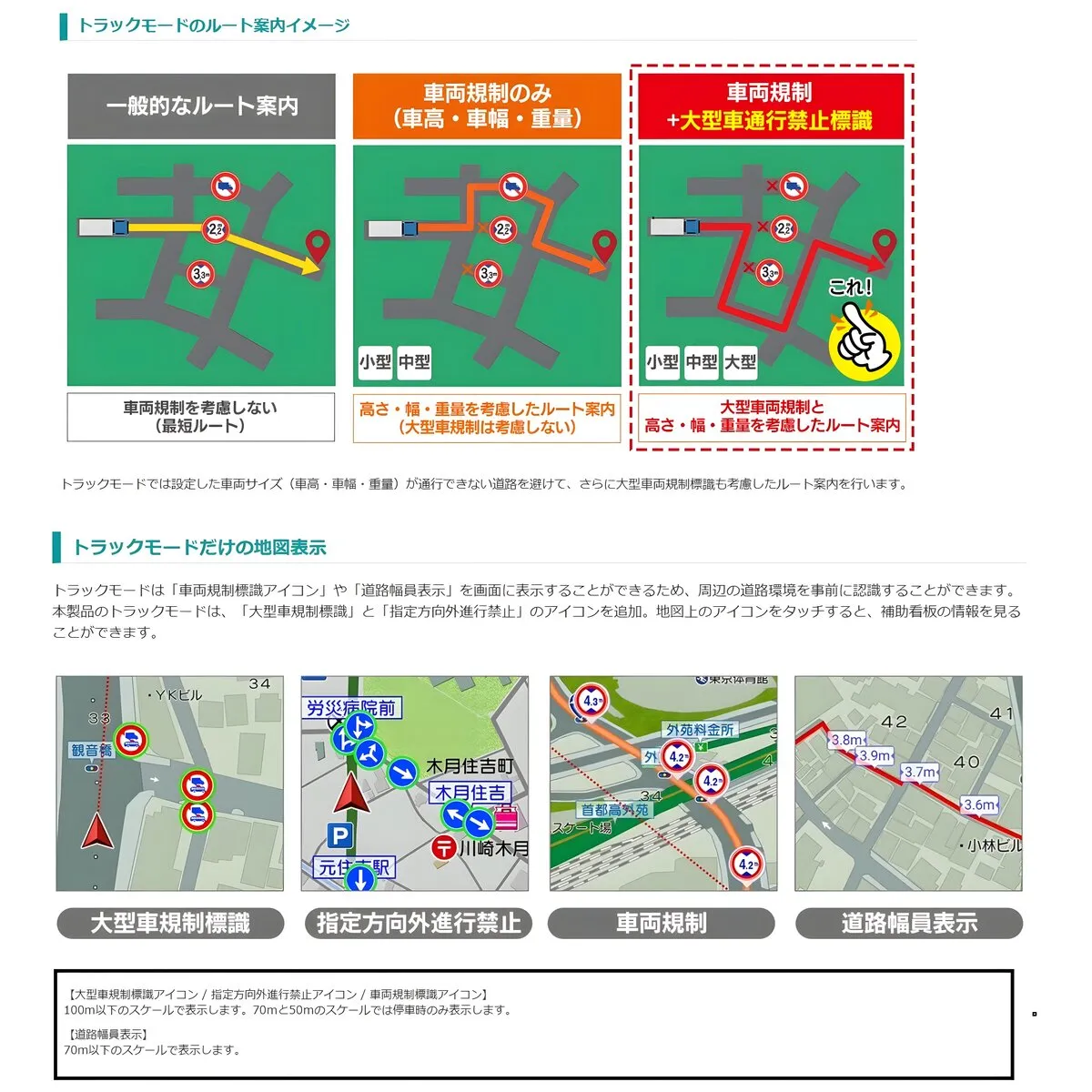 トラック ポータブルナビ 2026