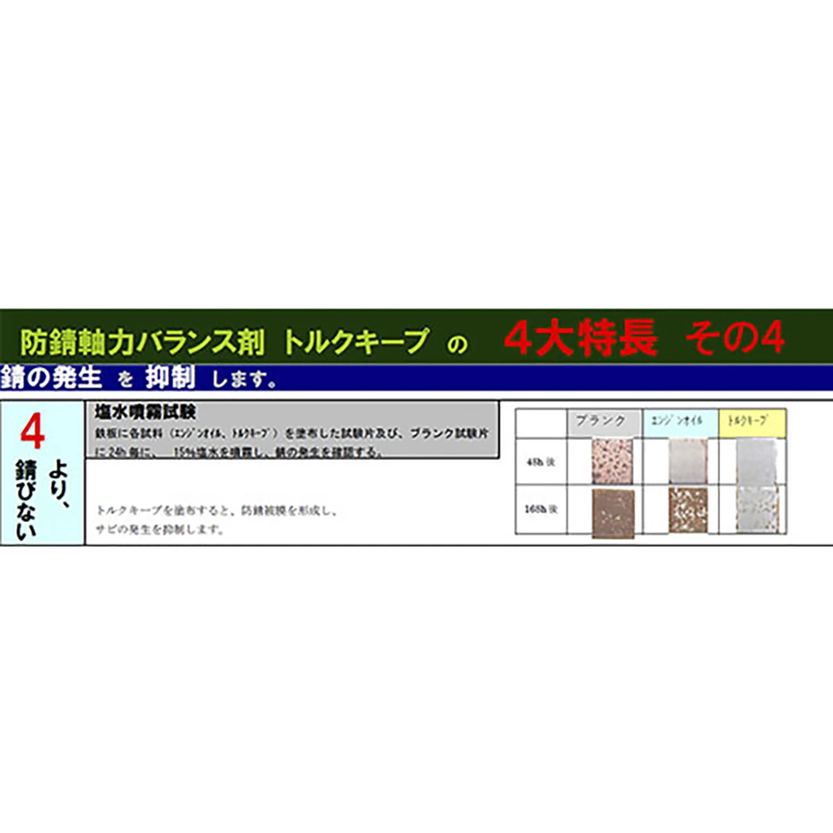 トルクキープ 防錆軸力安定剤