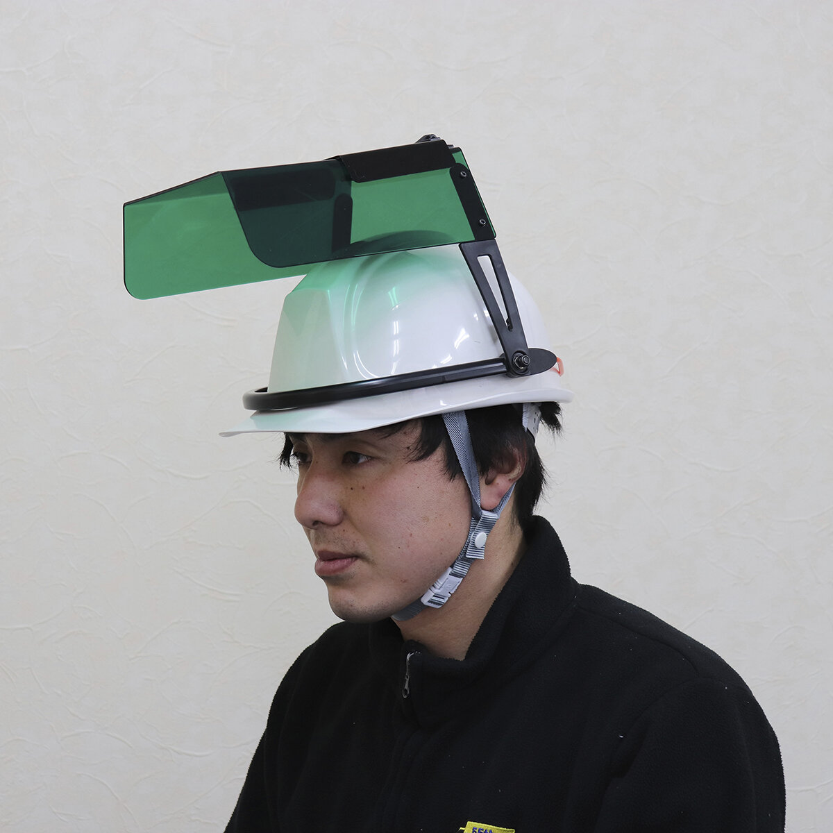 防災面 ヘルメット取付型