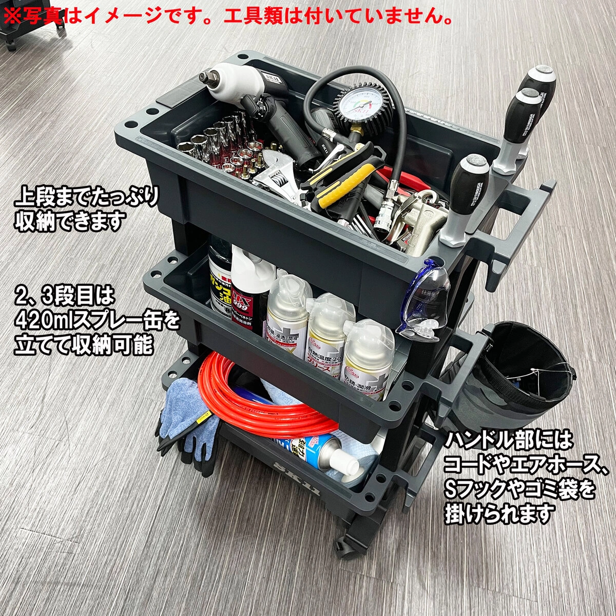 ツールワゴンボックス パーツストッカー セット