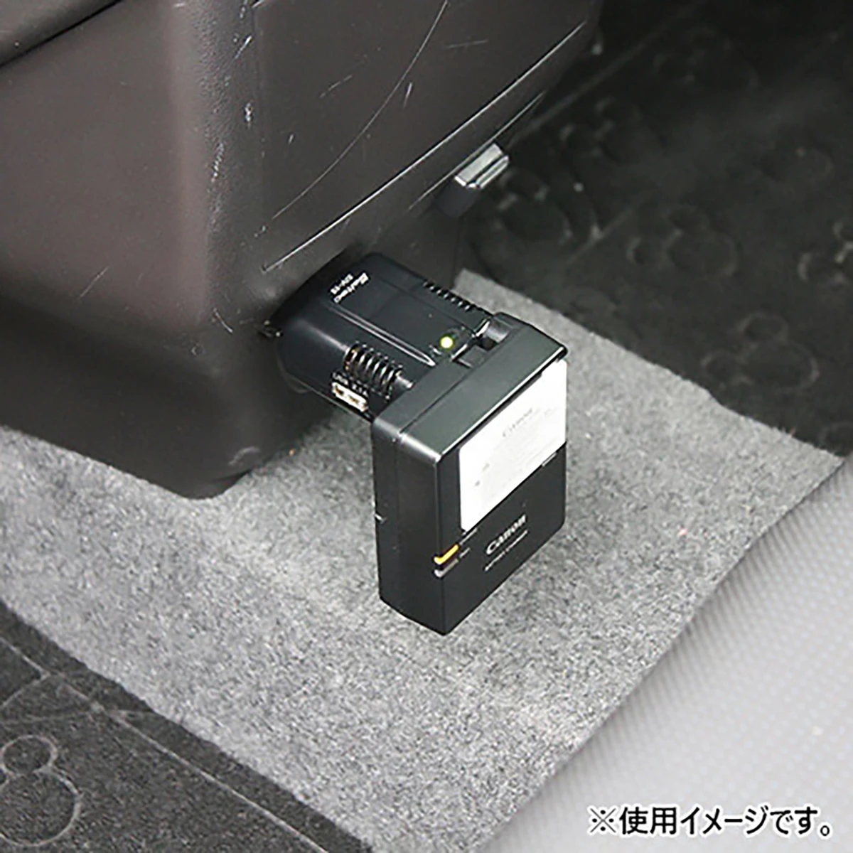 インバーター プラグ一体型 DC12V→AC100V USB 非防水