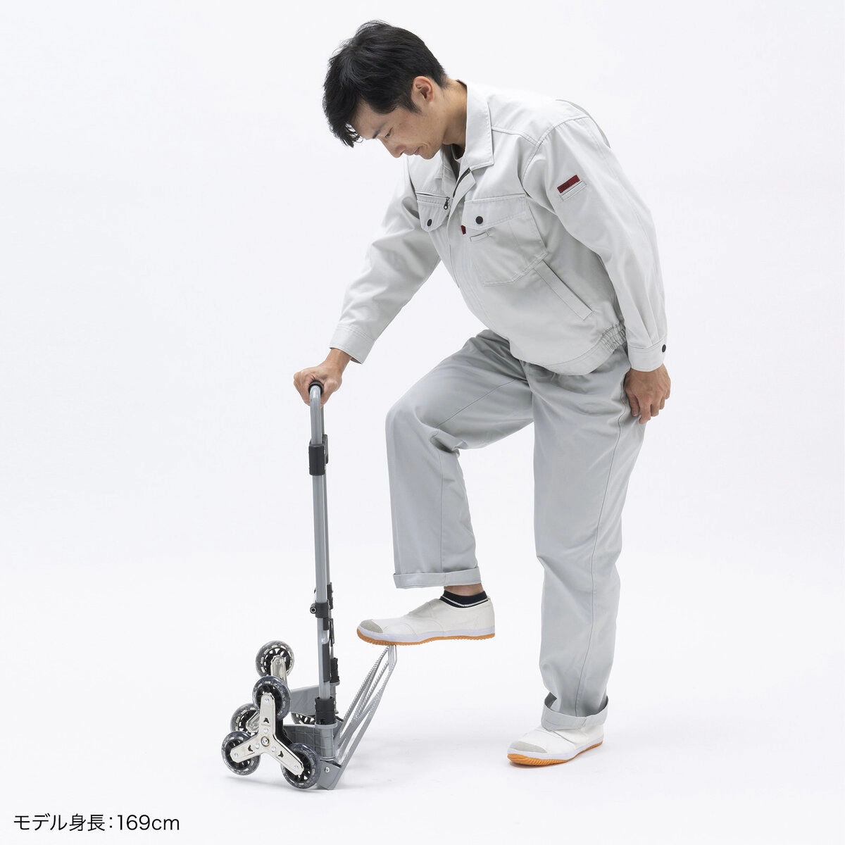 折りたたみキャリー 3輪段差台車
