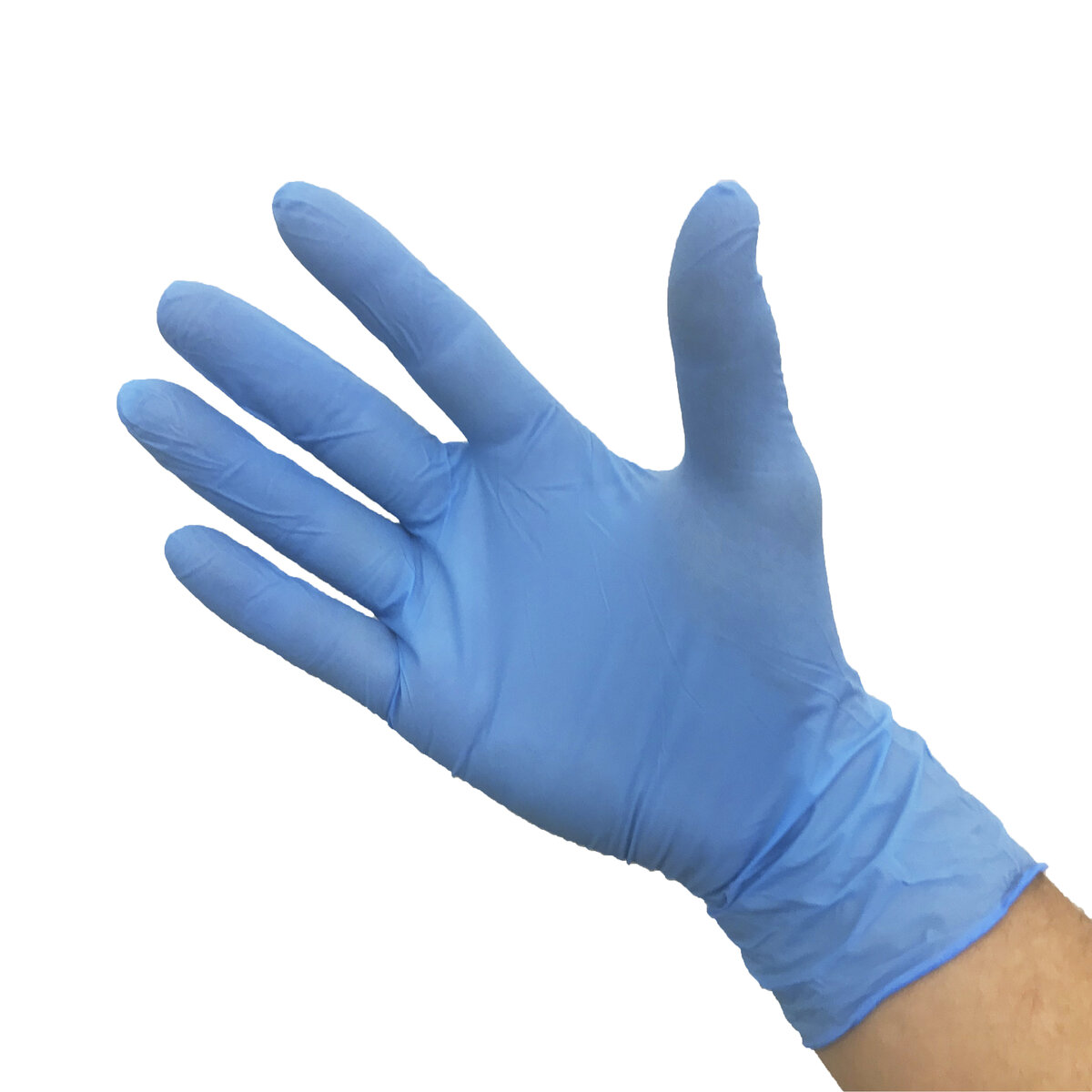 公式】パーマンショップ-ニトリルゴム手袋 青色 粉なし S: 身体保護 