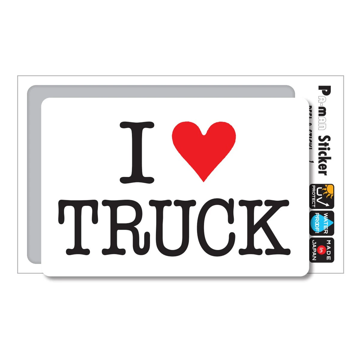 I LOVE TRUCK ステッカー