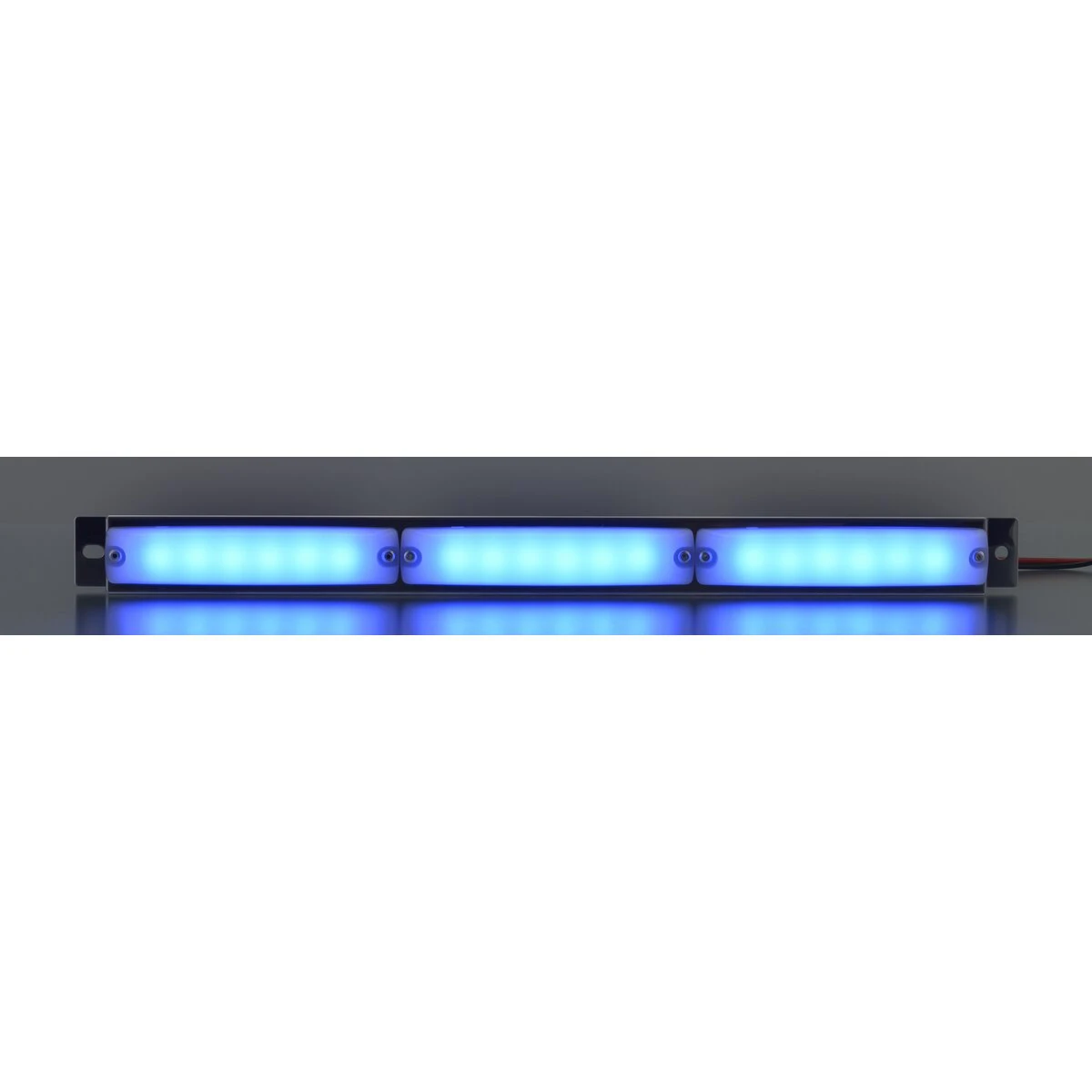 車高灯 LEDホワイトレンズ 3連 DC12～24V ブルー 防水