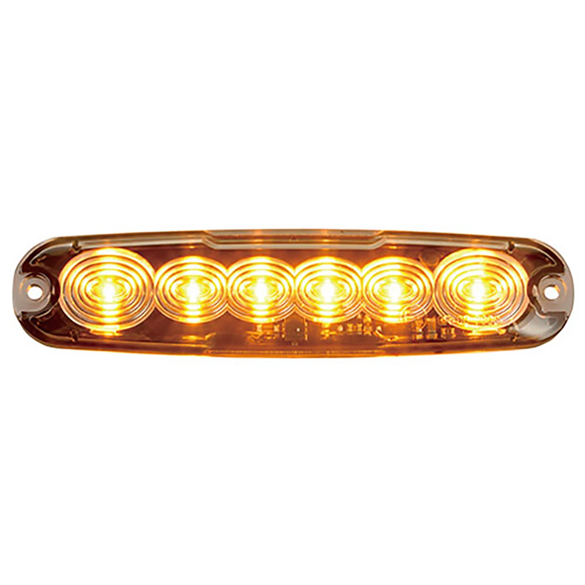 フラットマーカーランプ オレンジ DC12～24V 防水