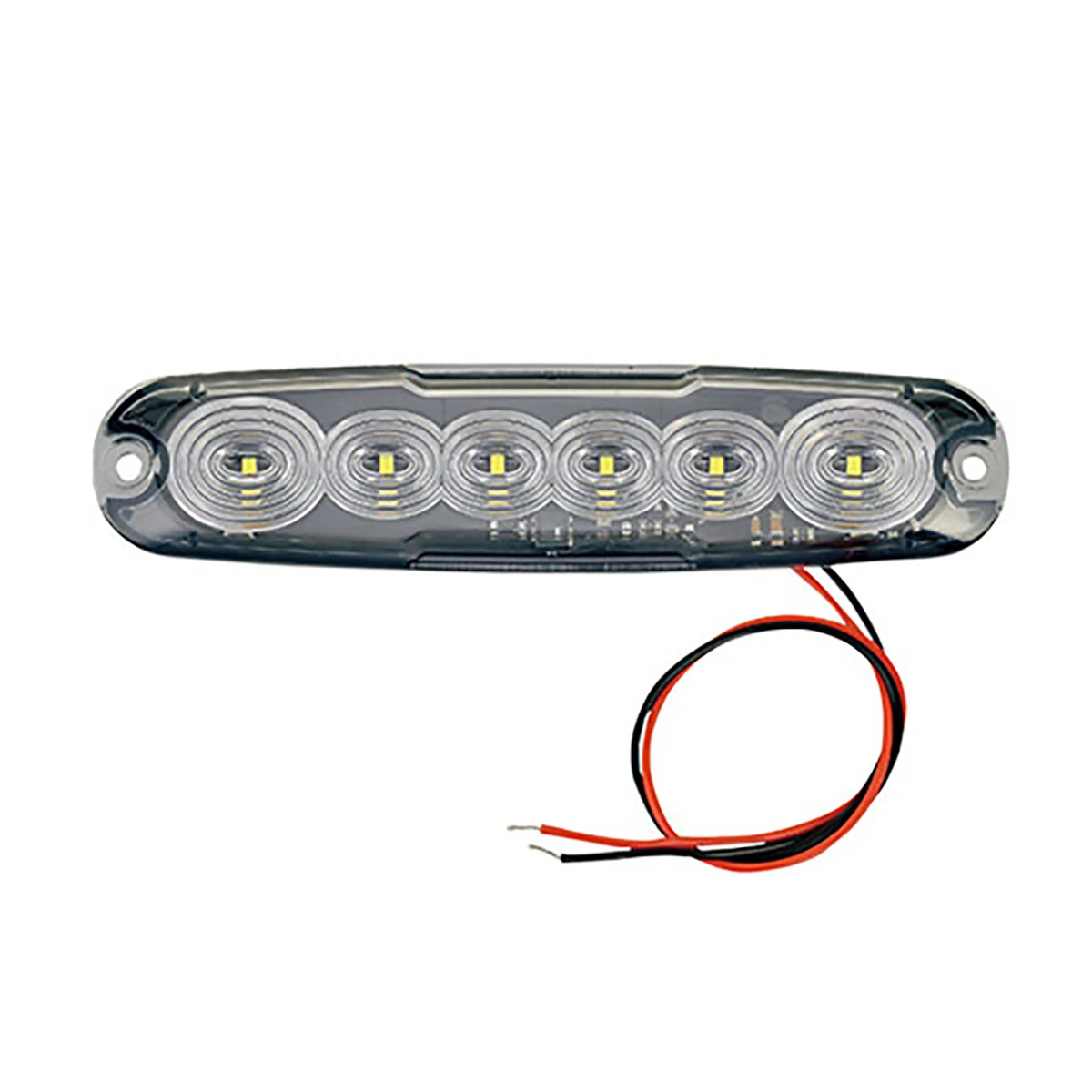 フラットマーカーランプ ホワイト DC12～24V 防水