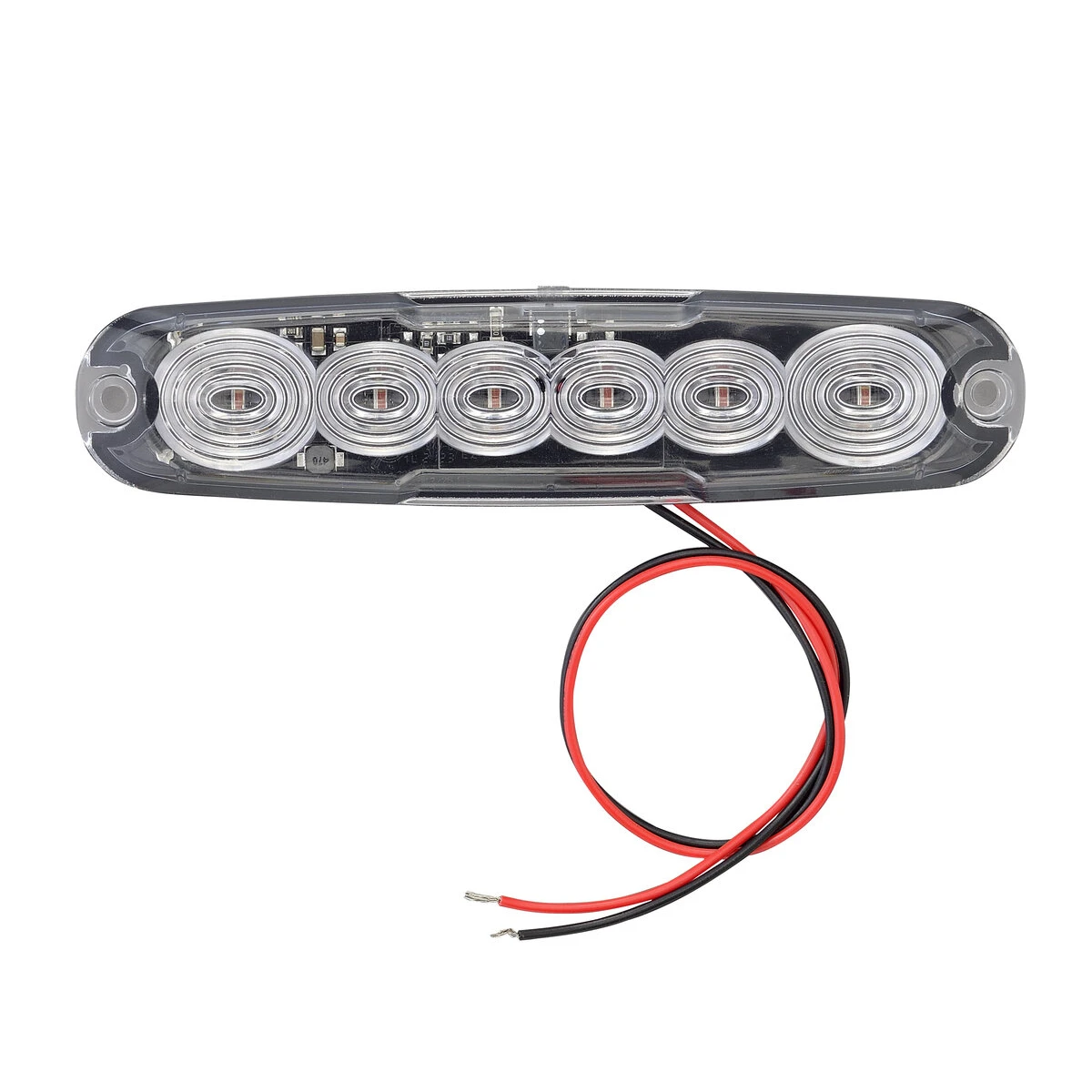 フラットマーカーランプ レッド DC12～24V 防水