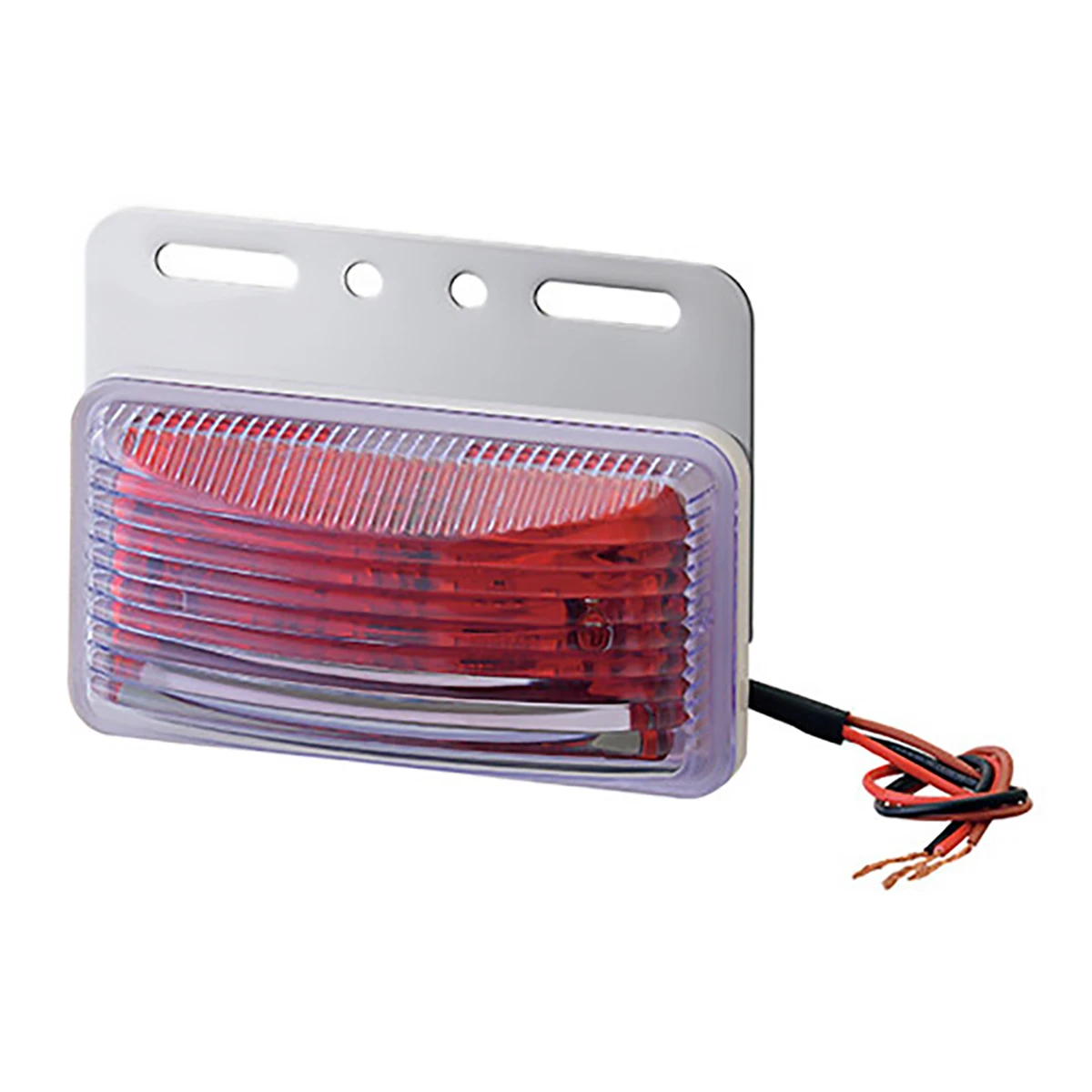 ツーウェイフラットマーカーランプ レッド DC24V LED 防水