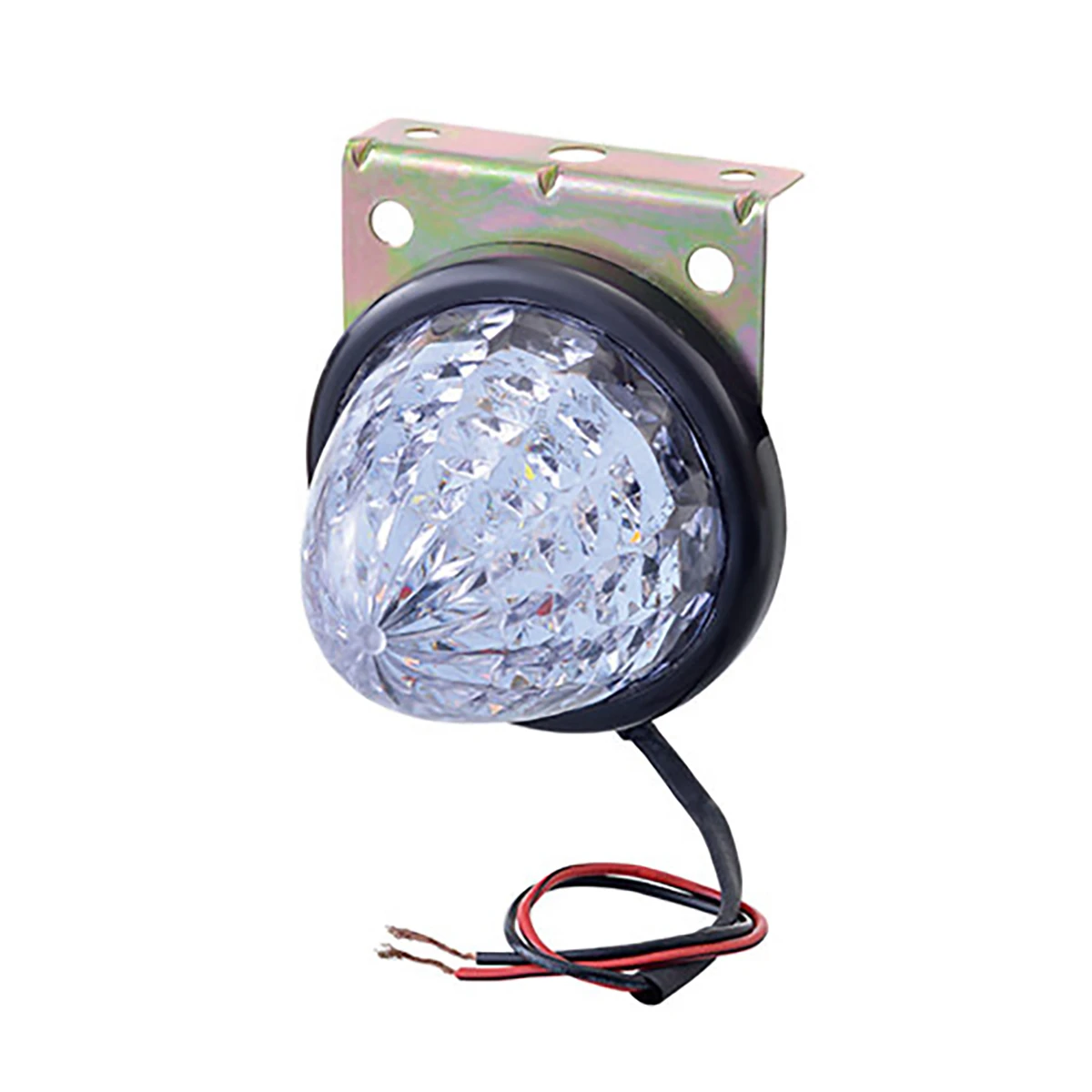 レインボー マーカーランプ LED 防水 プラスチックレンズ DC24V 1ヶ入
