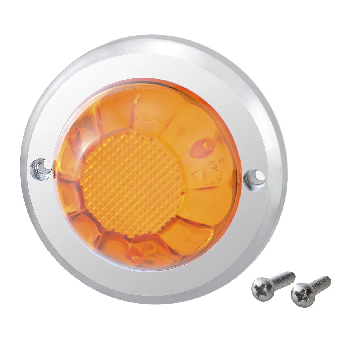 低背 ハイワットマーカー LED DC12/DC24V 防水 オレンジレンズ