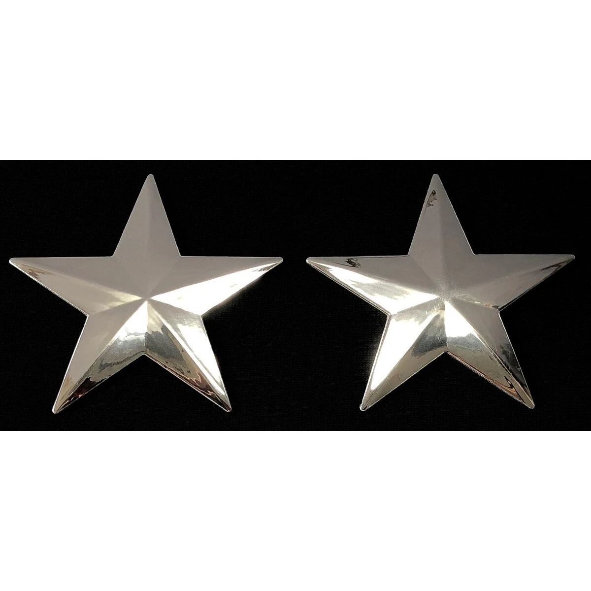 3Dデコデカール 星形 シルバー 大 2シート入り