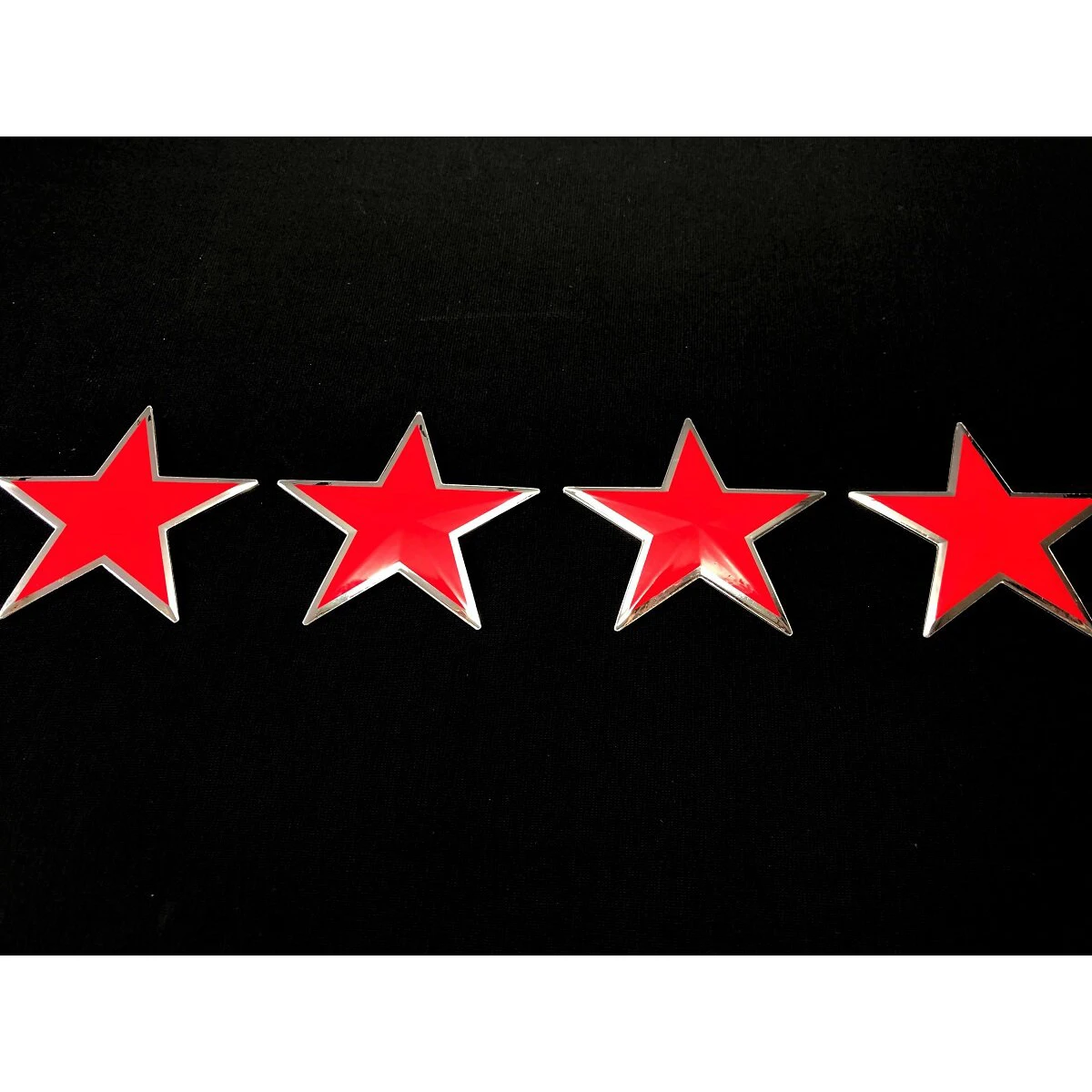 3Dデコデカール 星型 中 レッド