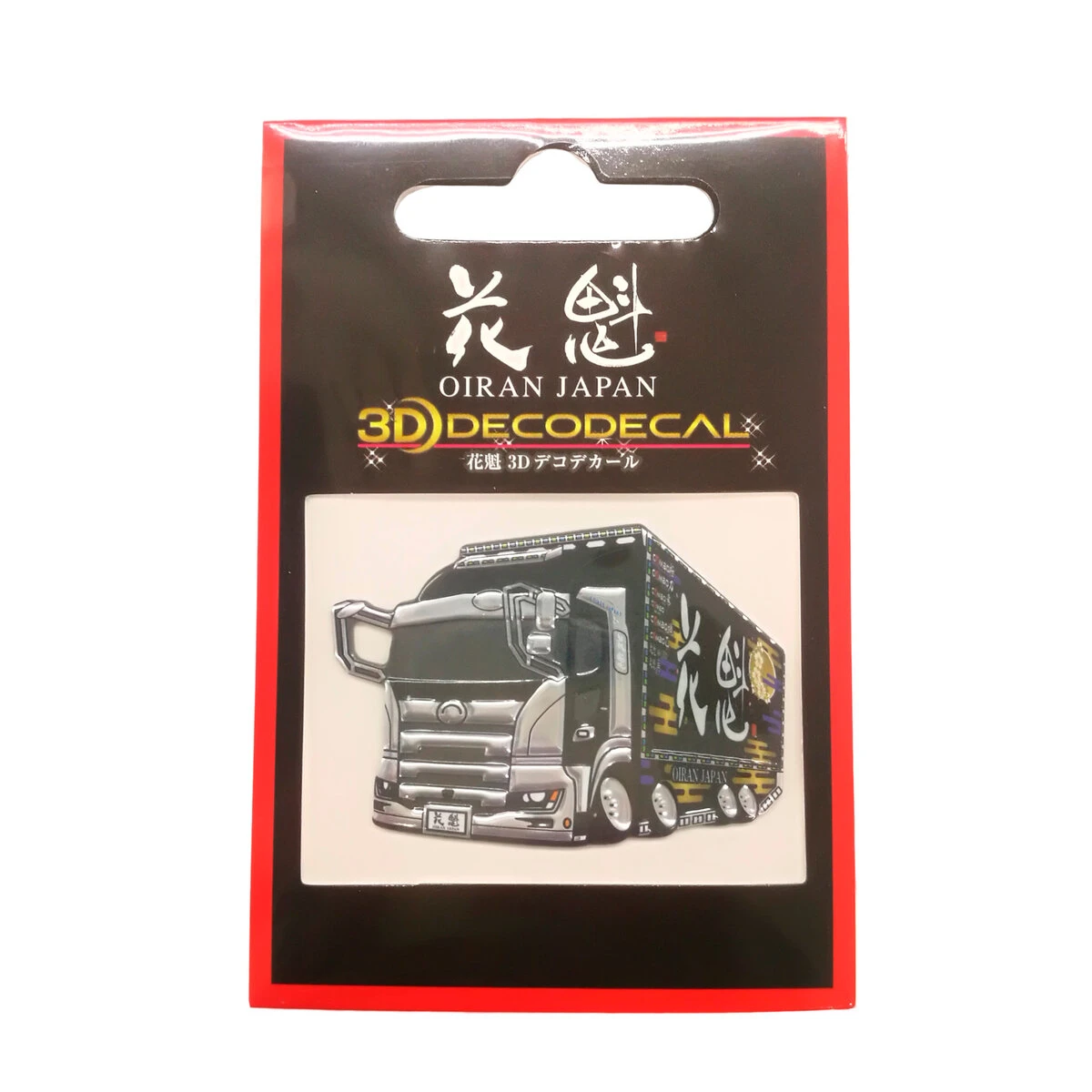 3Dデコデカール花魁デモカートラック ステッカー シール