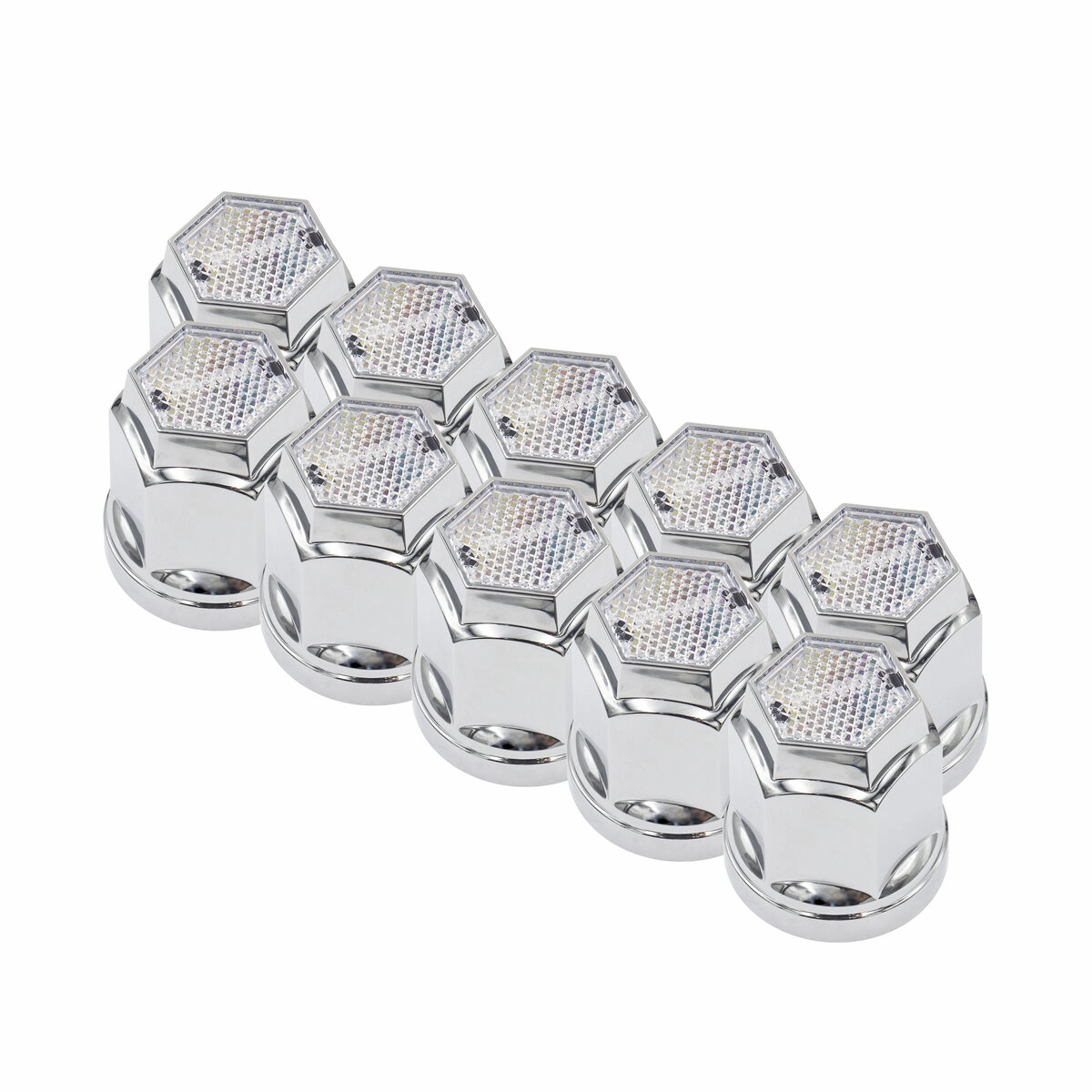 プラナットキャップ 33mm 10ヶ入 クリアレンズ付 フロント リア