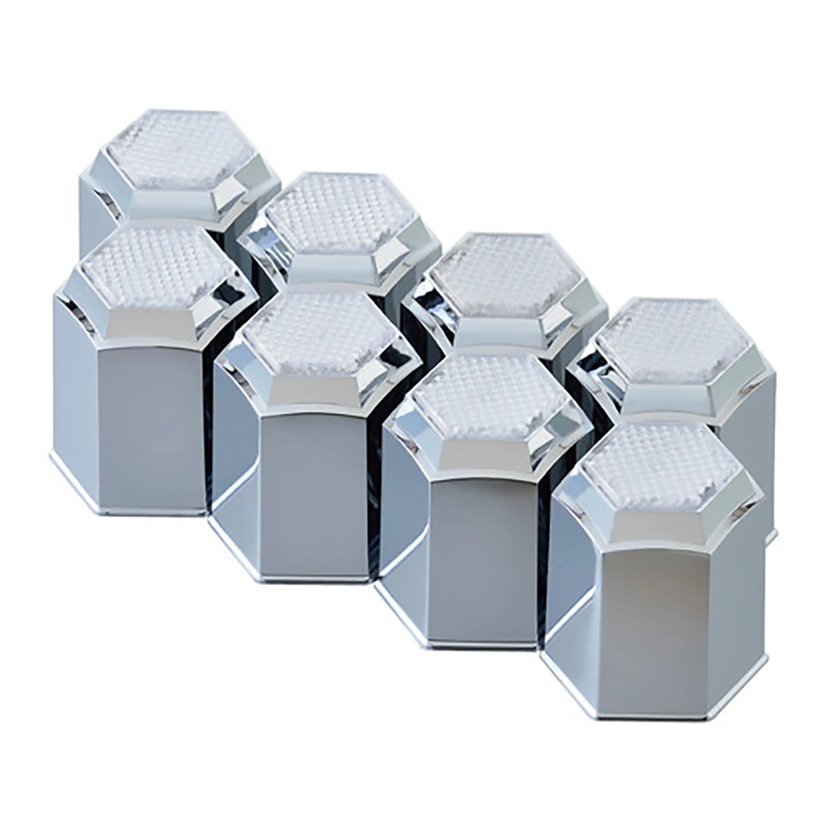 プラナットキャップ 41mm 8ヶ入 大型車用 クリアレンズ付 リア