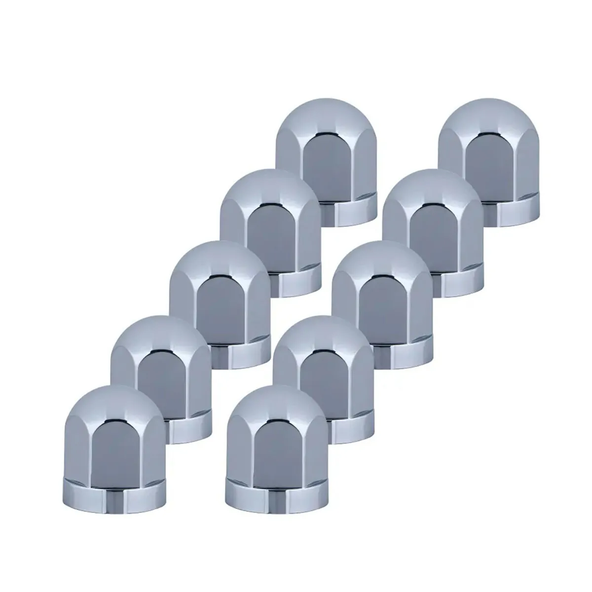 丸型ハブナットカバー メッキ仕上げ 14mm 10ヶ入