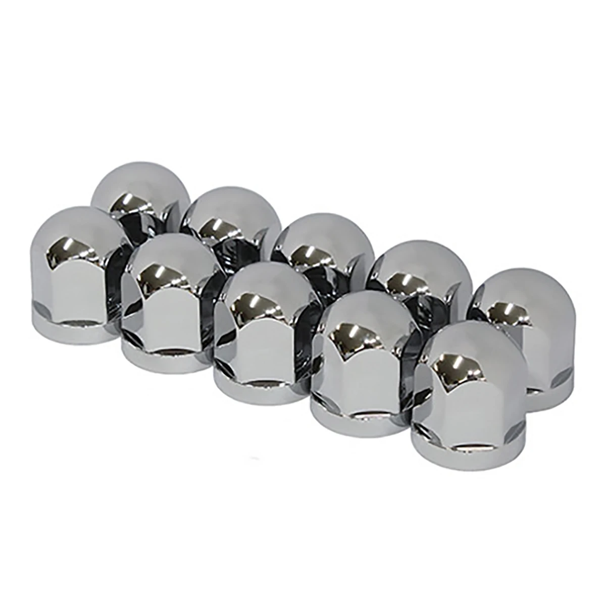 ハブナットキャップ22mm ジェットイノウエ 丸型ハブナットカバー 22mm 10個入 500613 JET