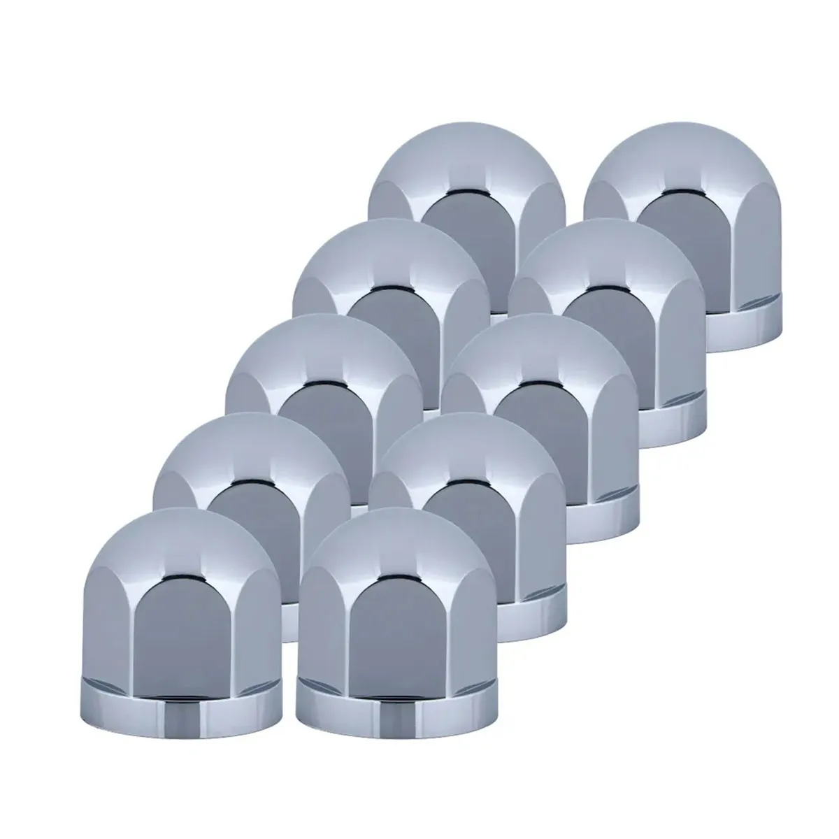 丸型ハブナットカバー メッキ仕上げ 22mm 10ヶ入