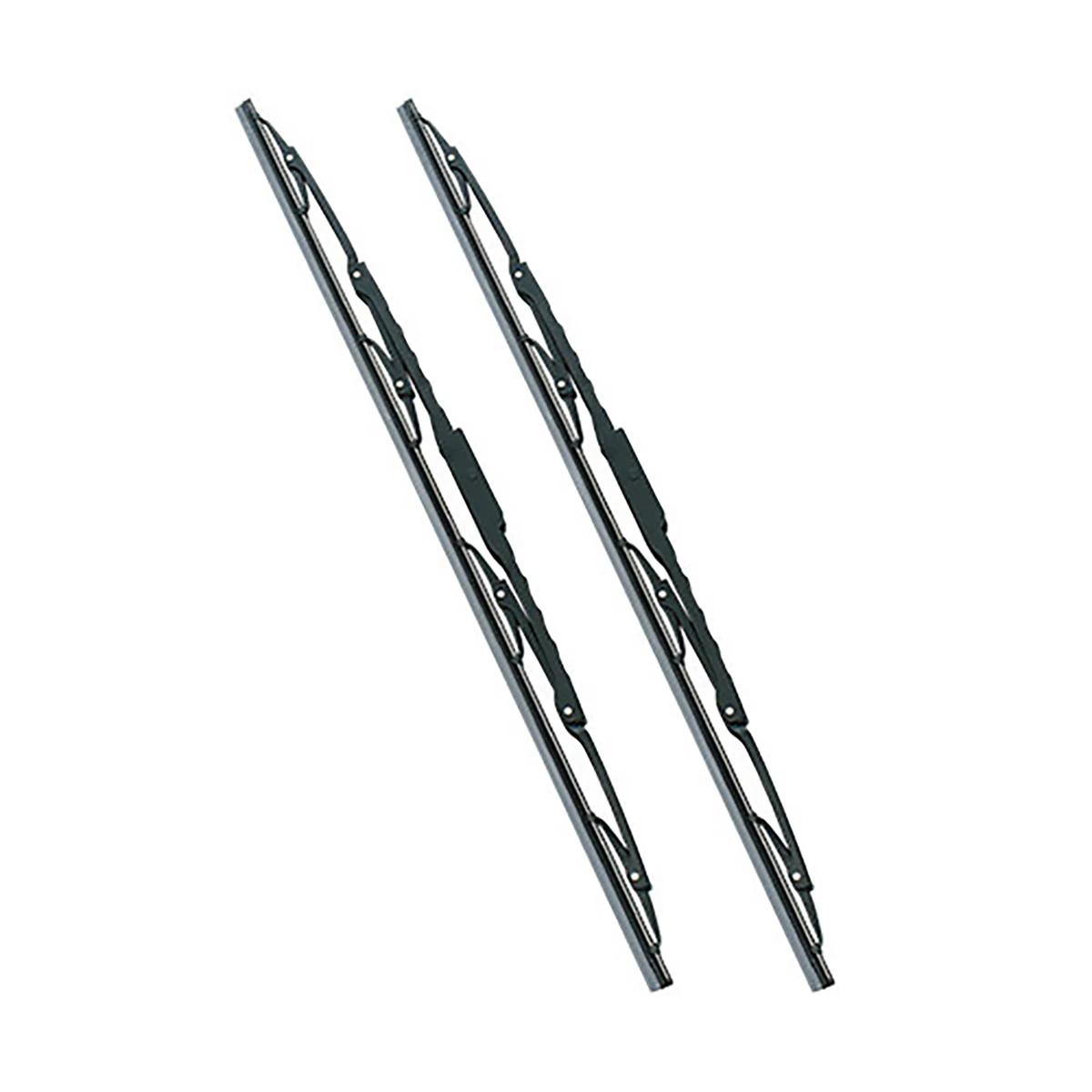 ワイパーブレード Uフック用 グラファイトコーティング スチールプレート付 巾6mm 長さ560mm 2本1セット