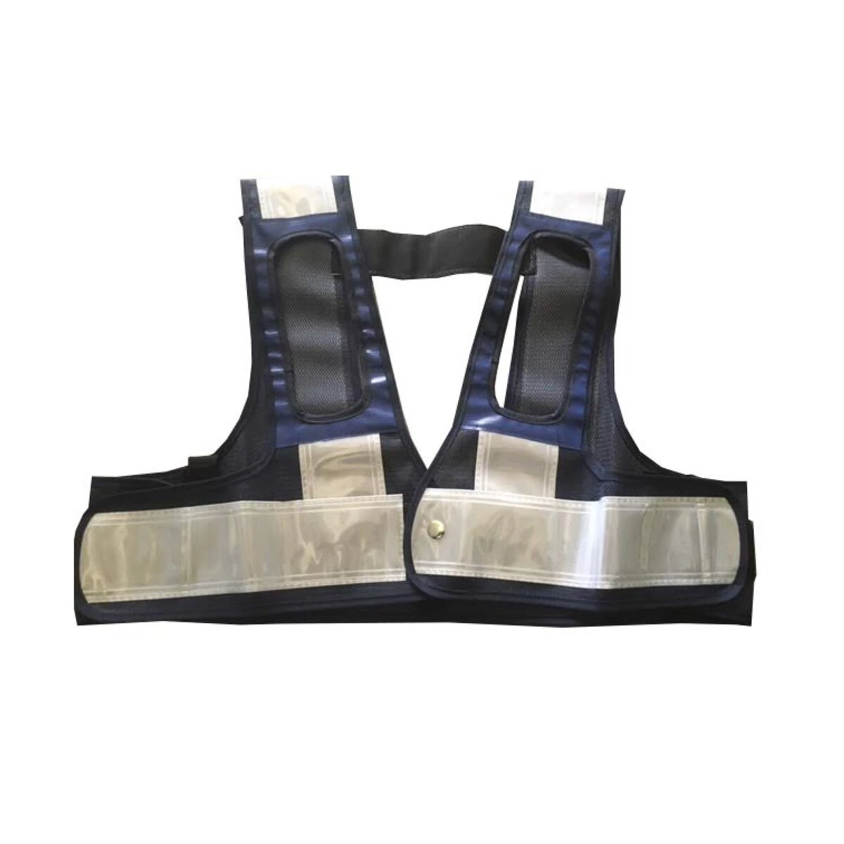 フルハーネス用安全ベスト 紺白 フルハーネス対応 ショート丈