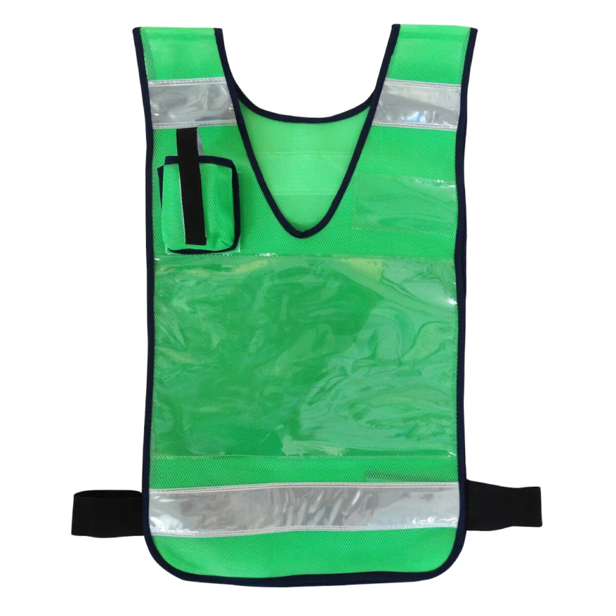 作業用ベスト A4用紙差込式 グリーン