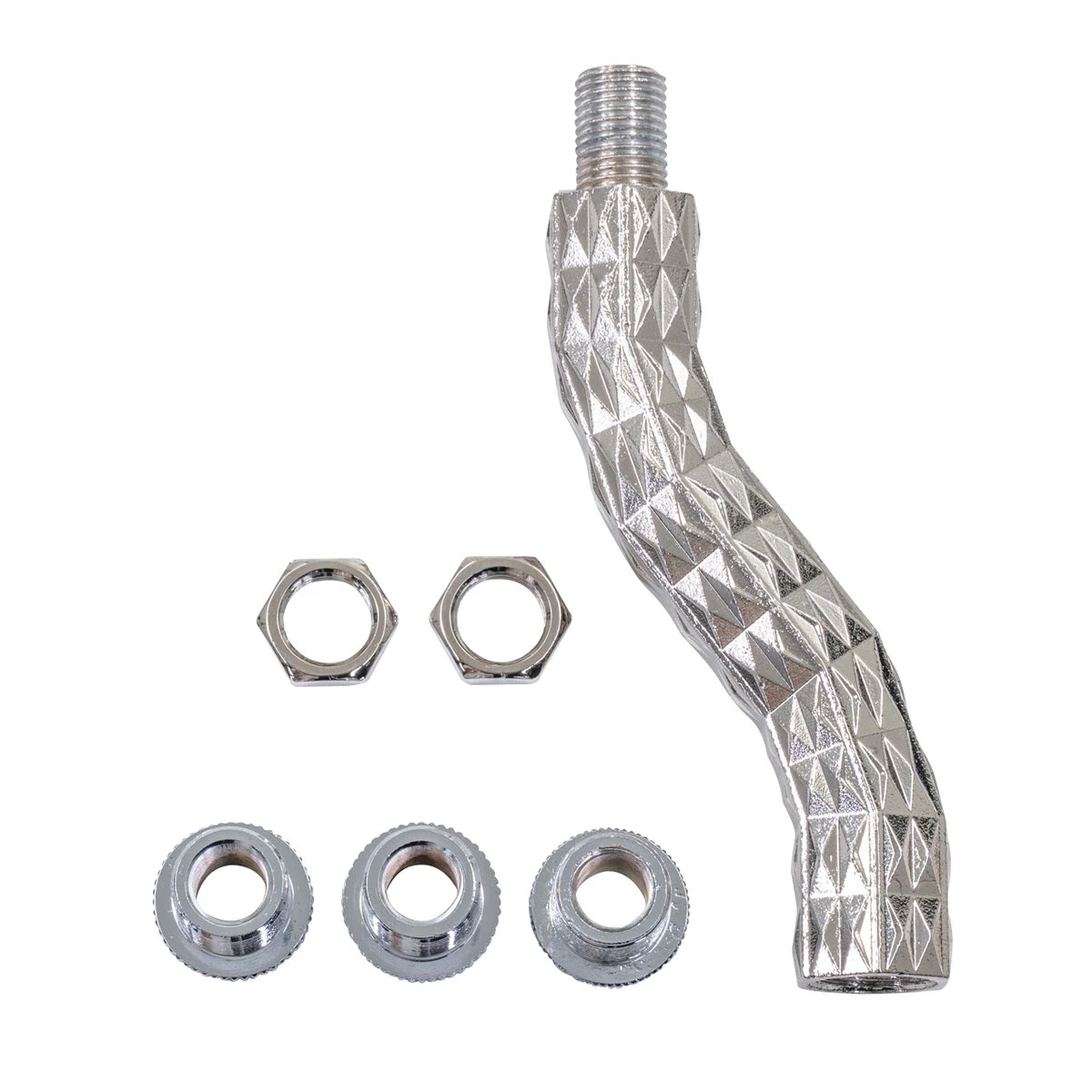 ダイヤカットエクステンション ネジ山12×ピッチ1.75 オフセット30mm×高さ100mm