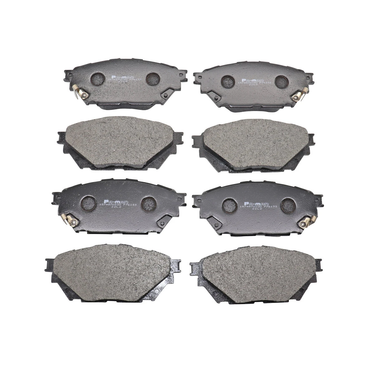 ブレーキパッド トラック用 フロントリア共通 三菱ふそう 8枚組