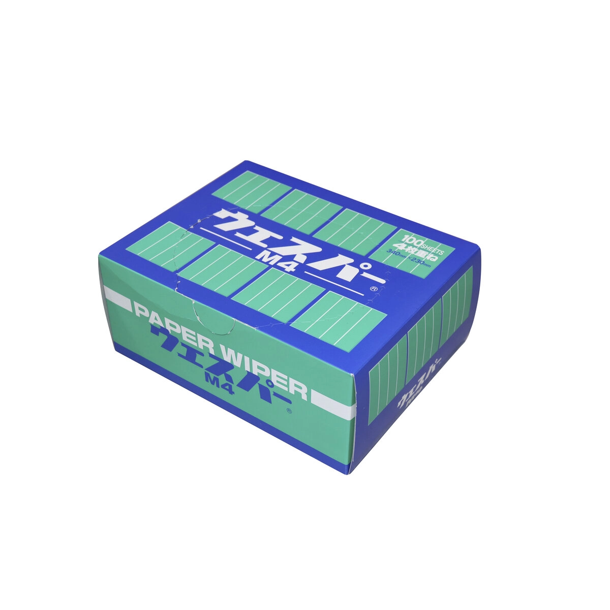 紙ウエス M4 4枚重ね ケース入り 16箱入り