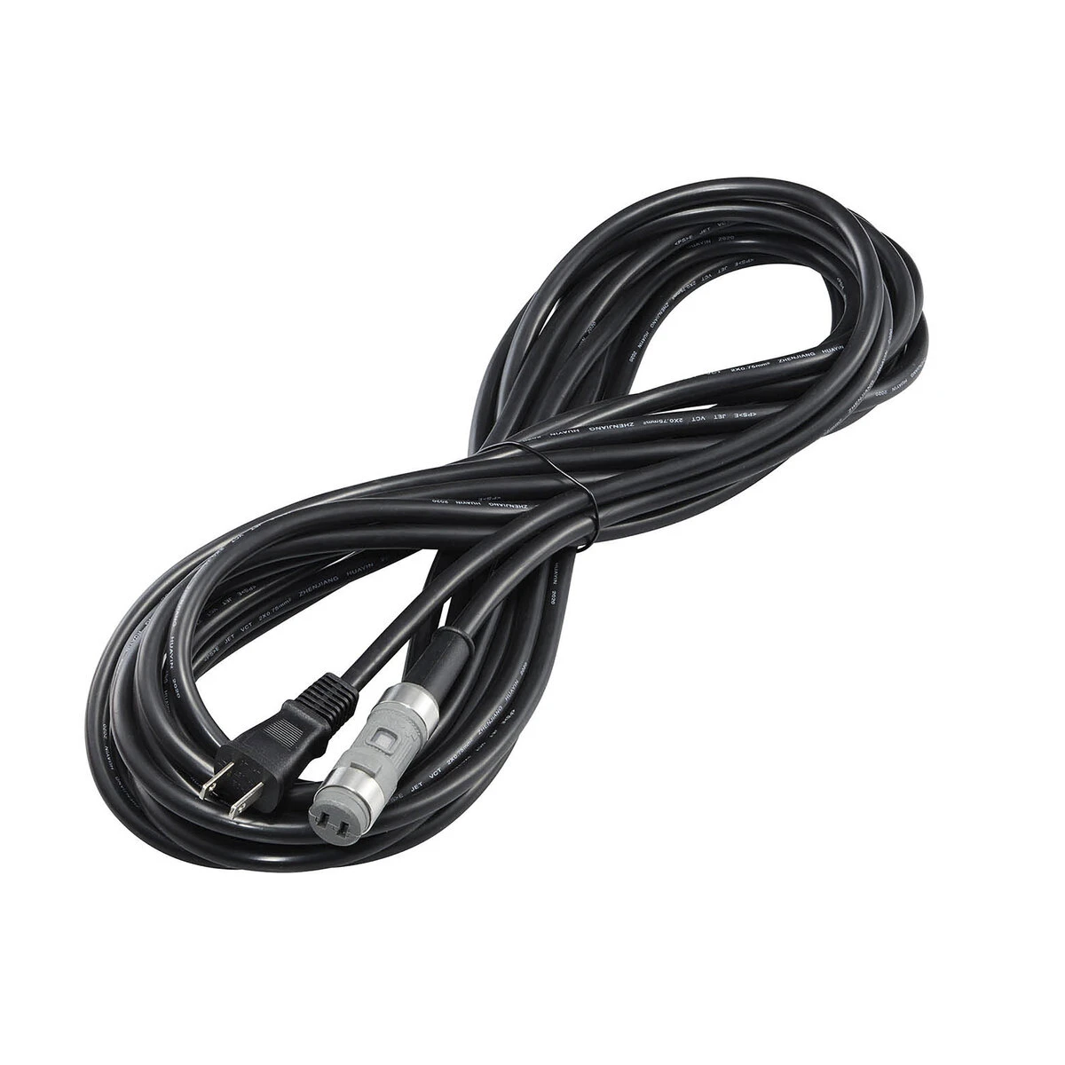 脱着式キャブタイヤコード 10m 黒 AC100V