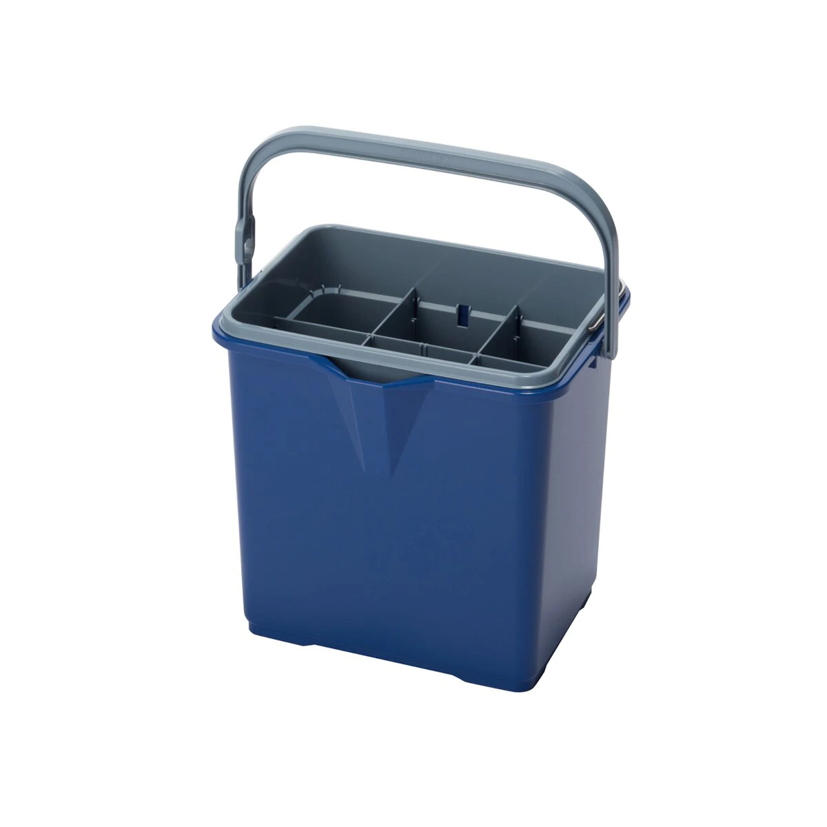 仕切付きバケツ ブルー