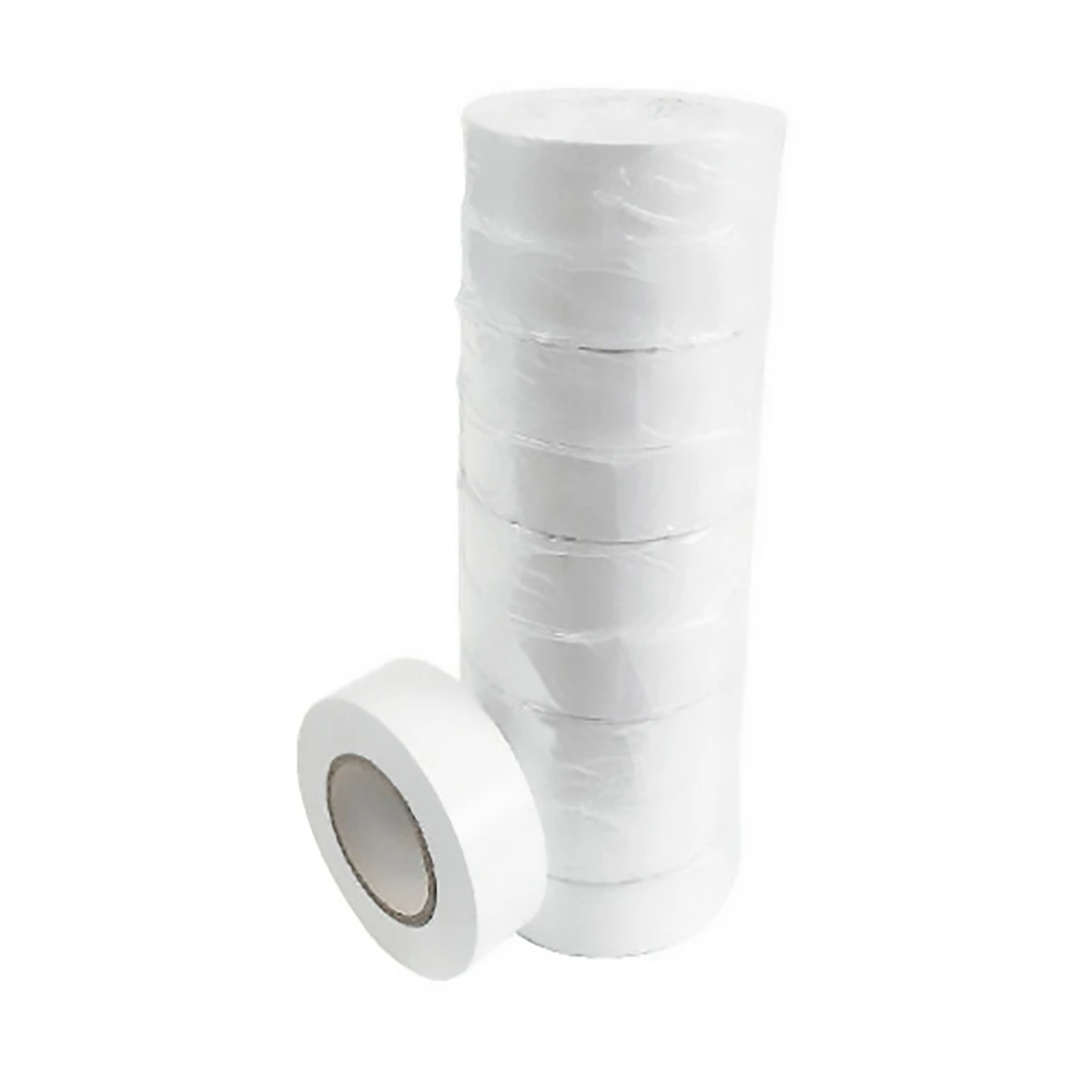 ビニールテープ JIS-C2336適合品 白色 10巻セット