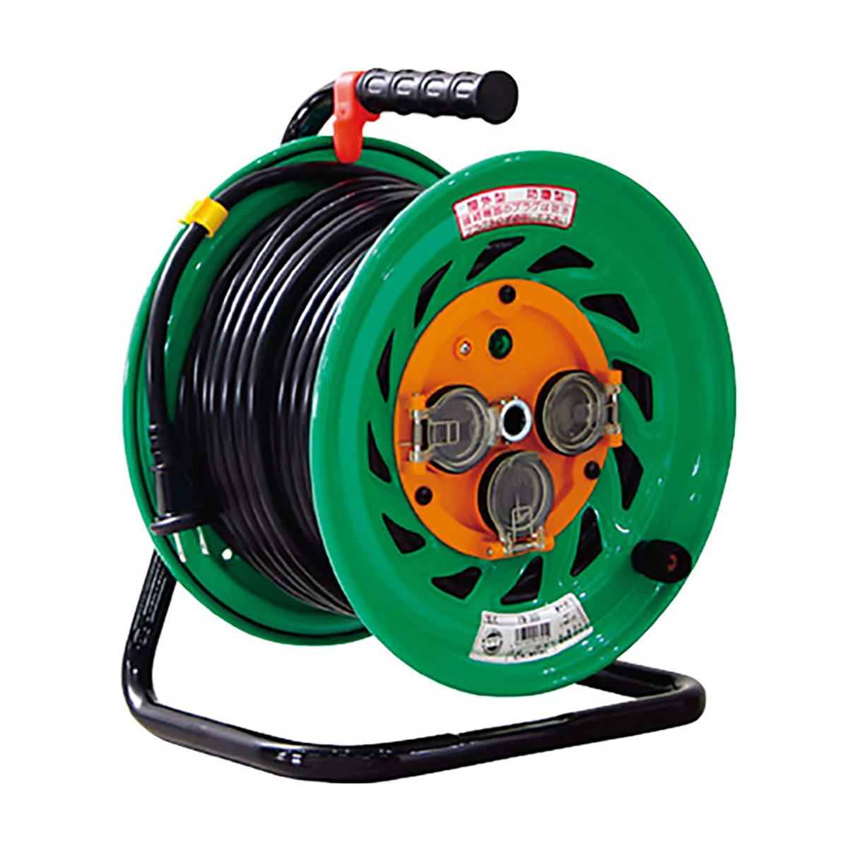 電気コードリール AC100V 30m 防雨防塵型 アースなし