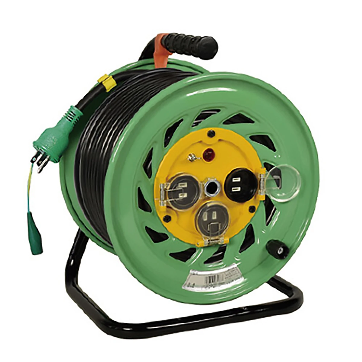 電気コードリール AC100V 30m 防雨防塵型 アース付