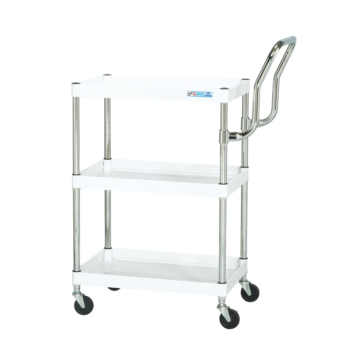 ツールワゴン 取っ手付き 軽量 ナイロンウレタン車