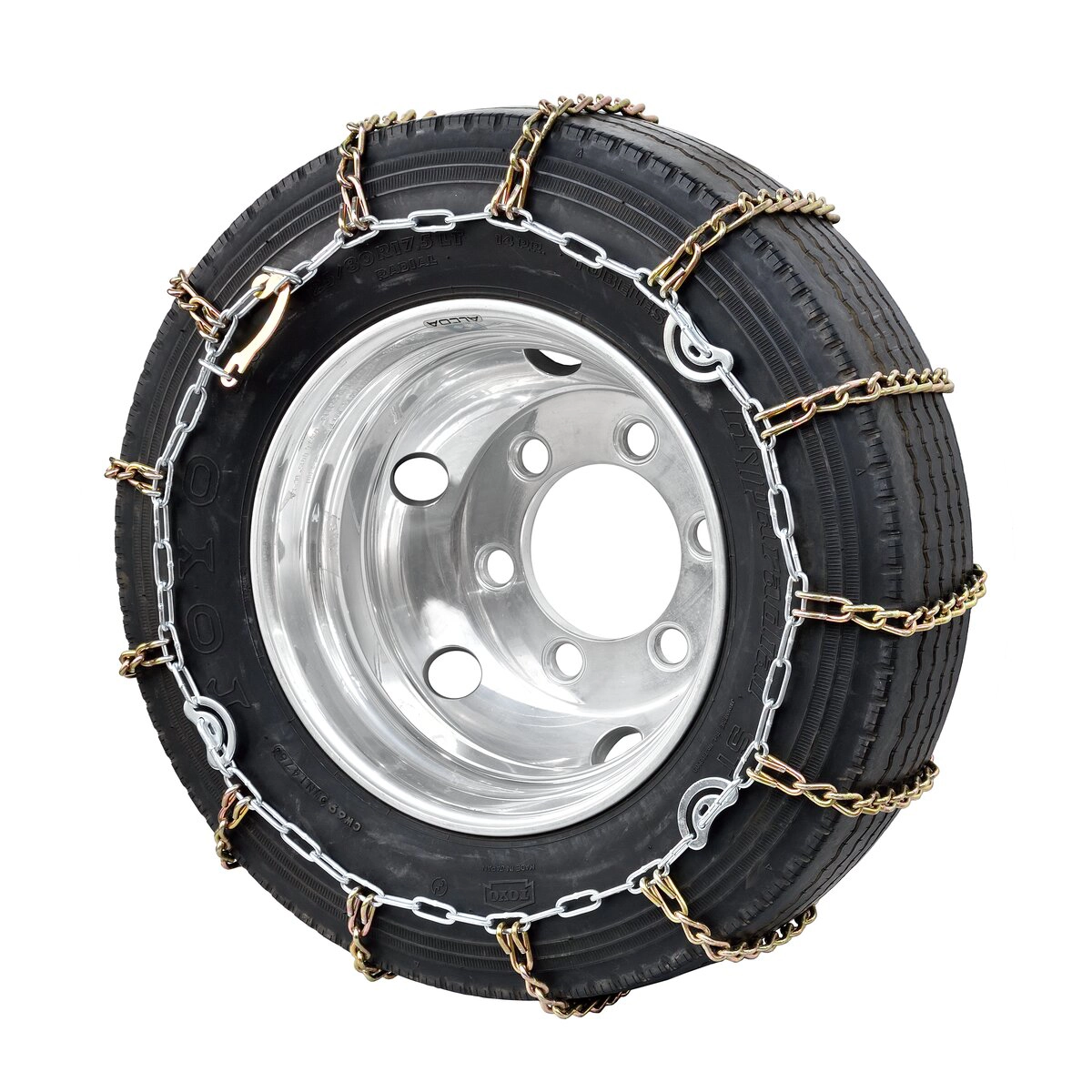 タイヤチェーン 2本組 中型トラック 215/80R17.5等