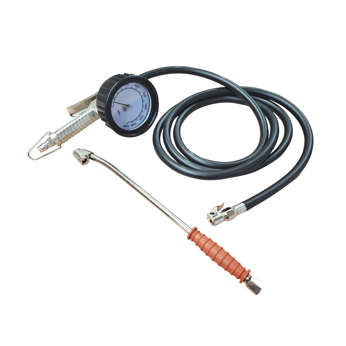 タイヤゲージ 新ISO規格 ホイール対応 ホース2500mm