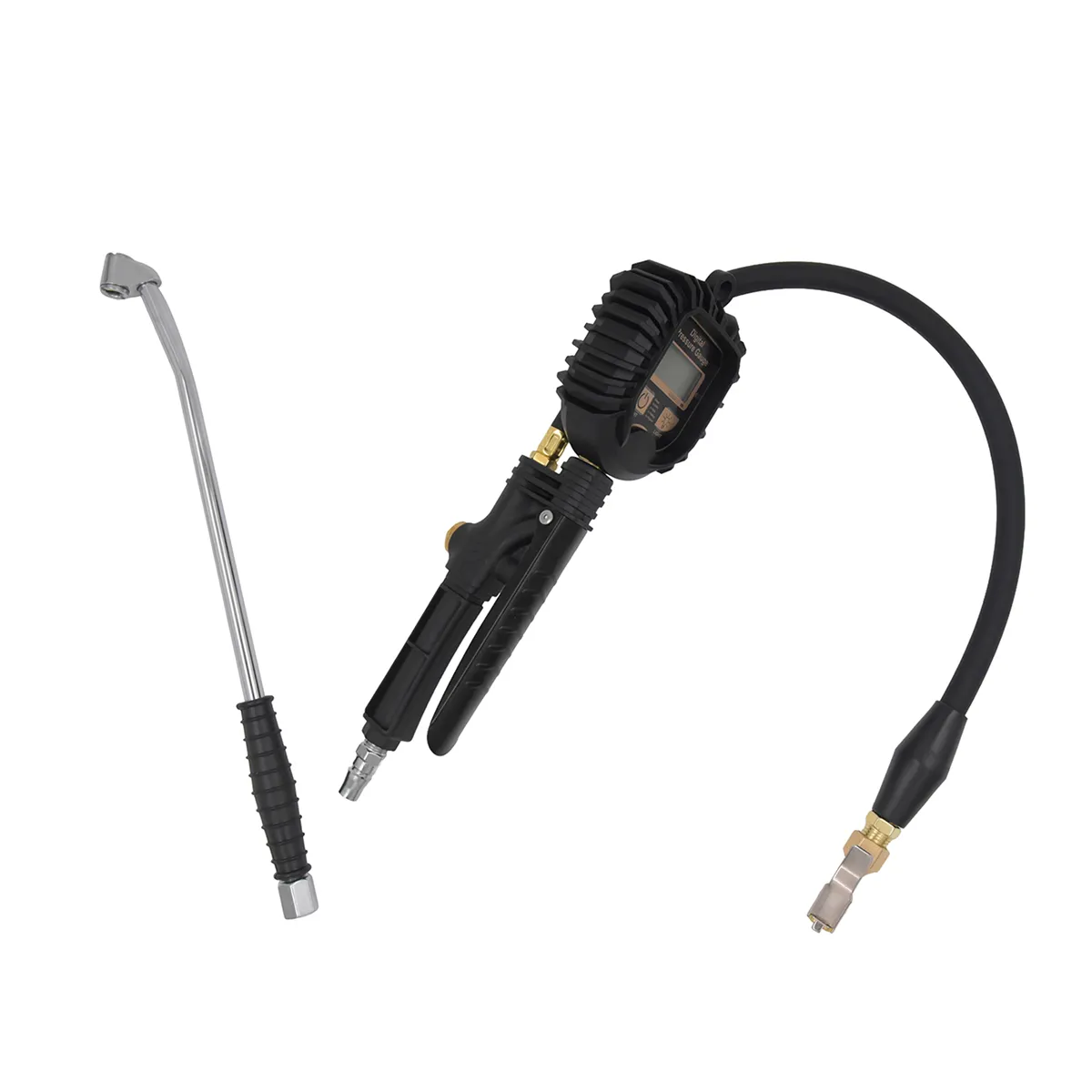 デジタルタイヤゲージ 新ISO規格 ホイール用 ホース420mm