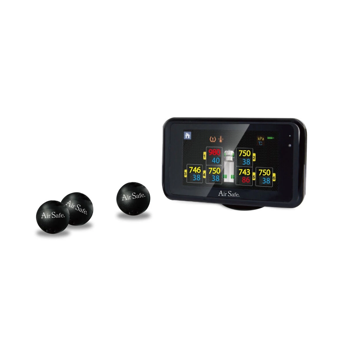 タイヤエア圧モニタリングシステム Air Ball TB TPMS 6輪基本セット